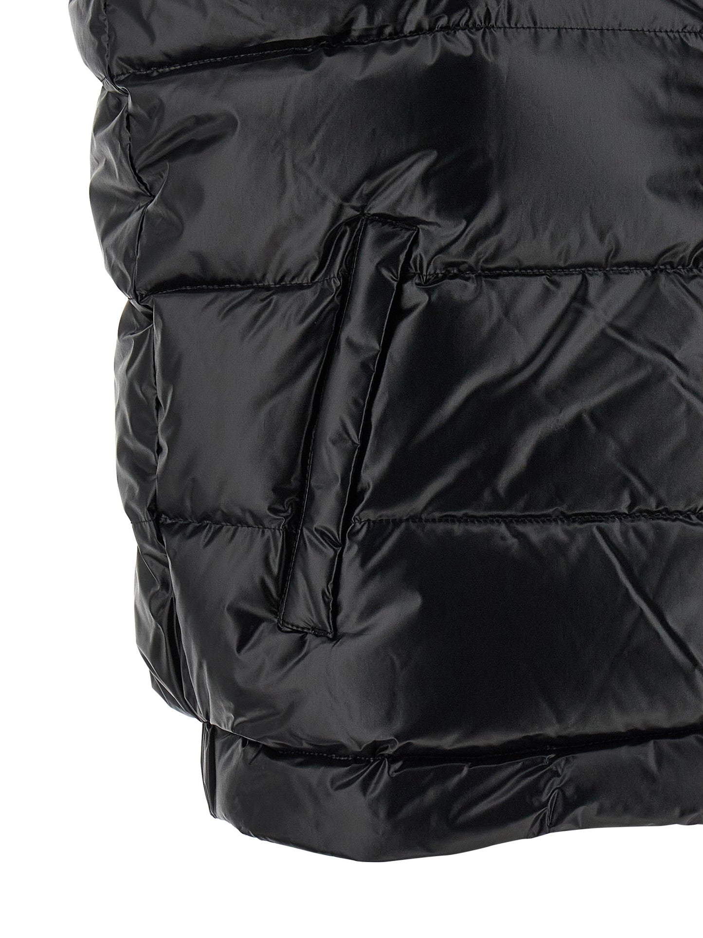 PERFECT MOMENT Black Polyamide Sleeveless Jacket