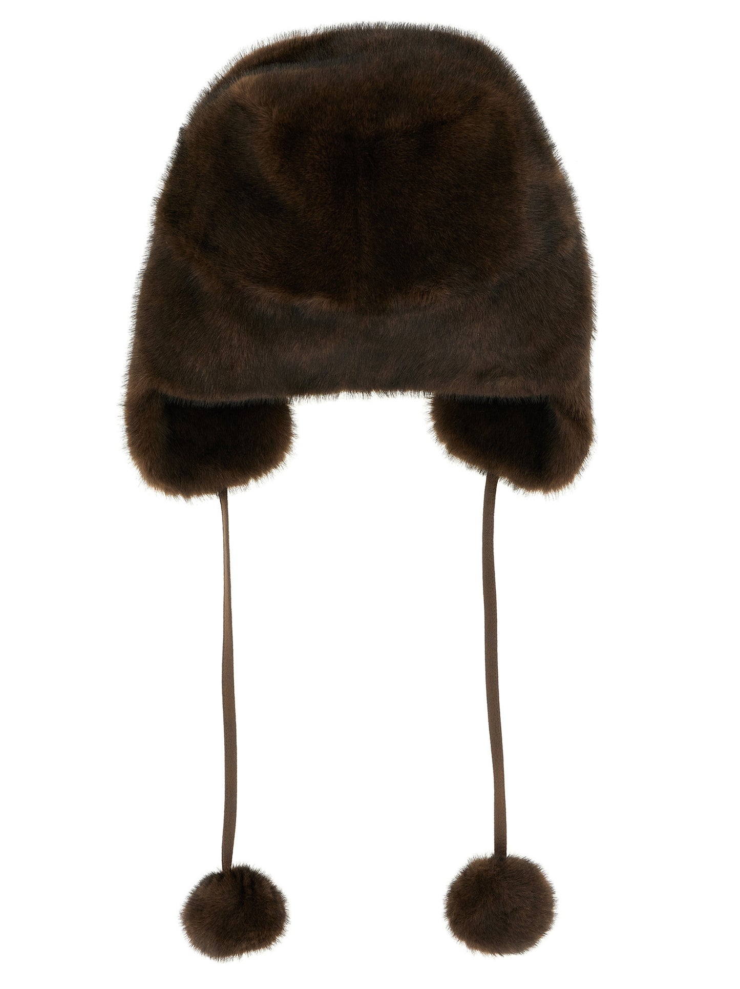 LOU ANDREA Brown Polyamide Ear Muffs