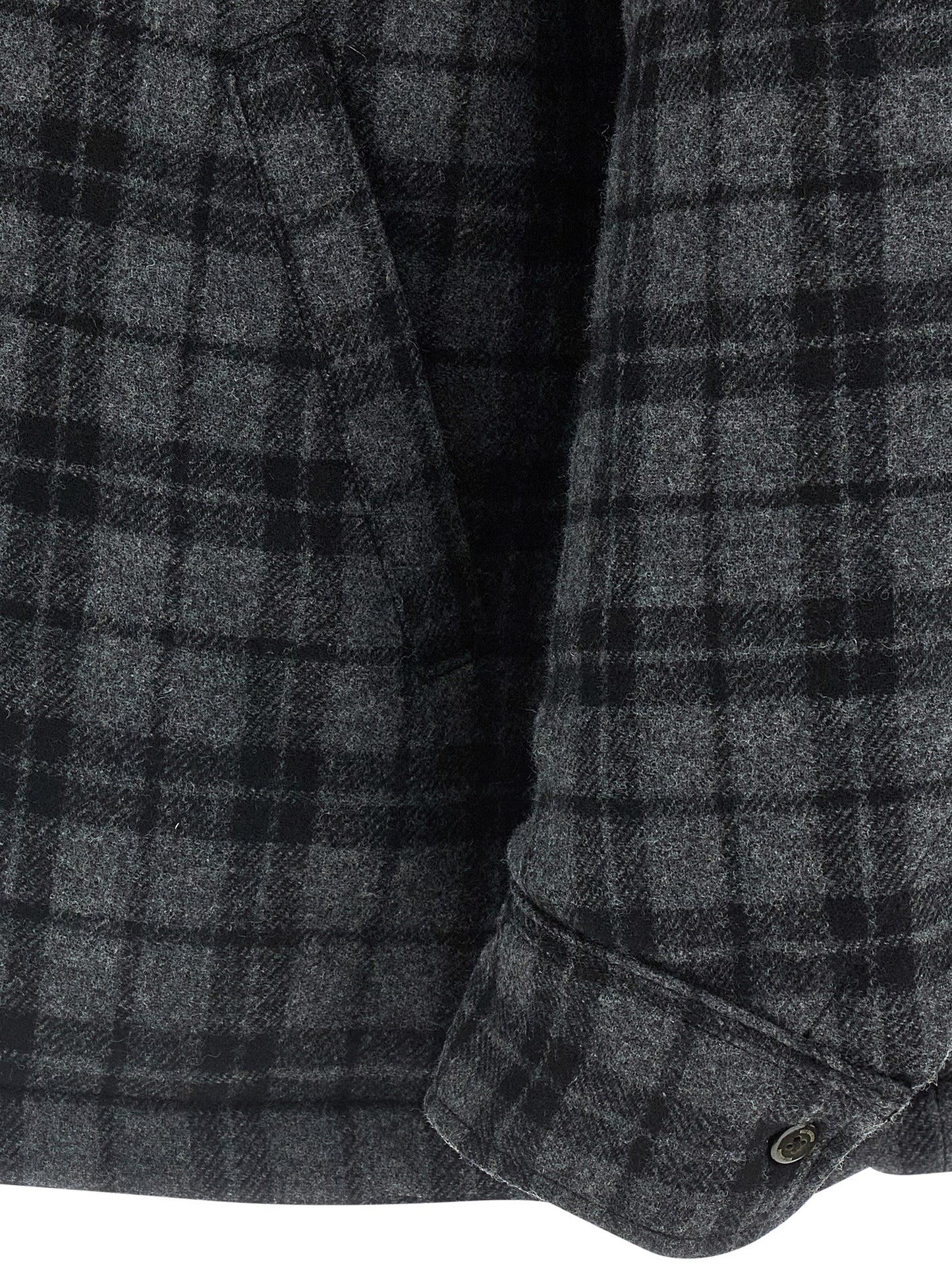 Overcoat by WILLY CHAVARRIA for men in nylon viscose wool gray & patterned presents a luxurious silhouette, showcasing a luxurious and sophisticated pockets & insulated for a premium, luxurious look.