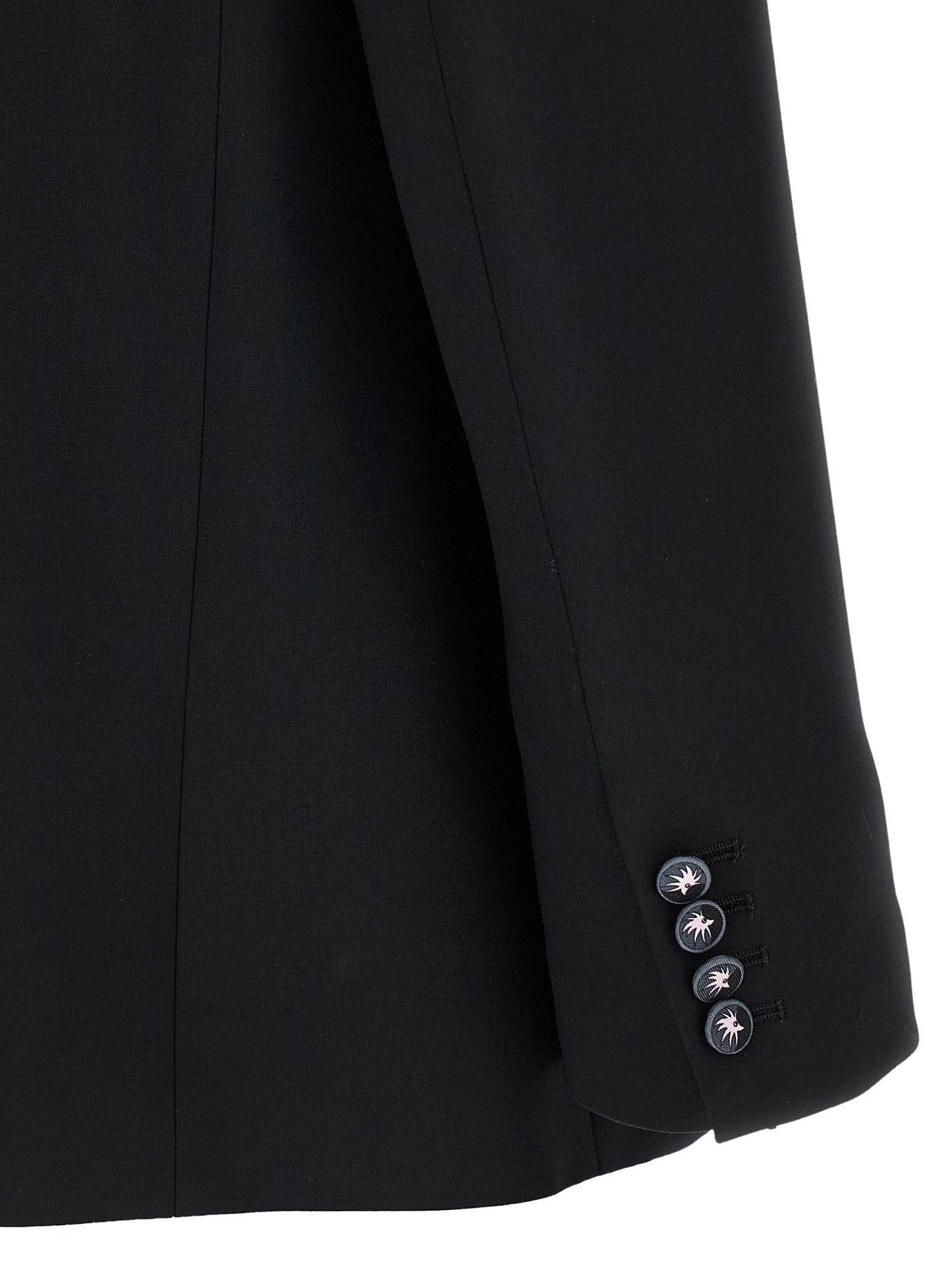 Blazer by Emilio Pucci for women in virgin wool black & print features an stylish silhouette, showcasing a sophisticated and stylish for a truly stylish finish.