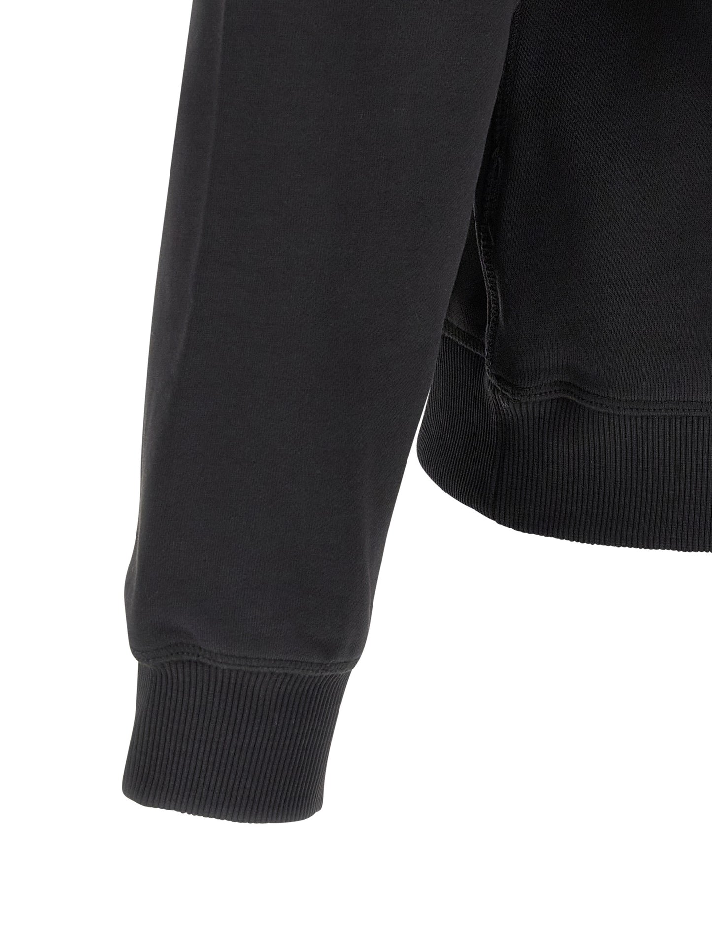 Sweatshirt by Diesel for men in cotton black presents a smart casual silhouette, featuring a smart casual and for a sophisticated look.