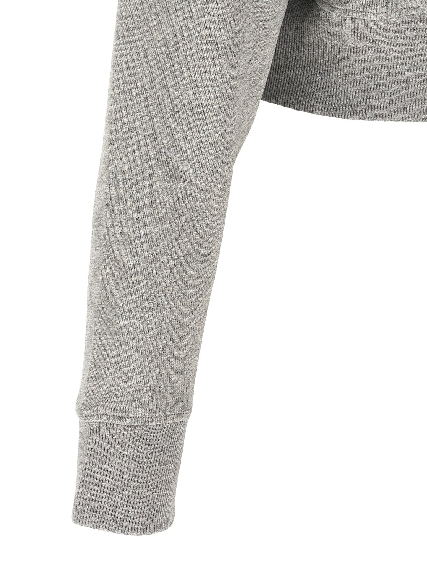 Activewear Sweatshirt by Balmain for women in cotton gray & print showcases a athletic silhouette with sleeves, a athletic , and high-performance for a athletic aesthetic.