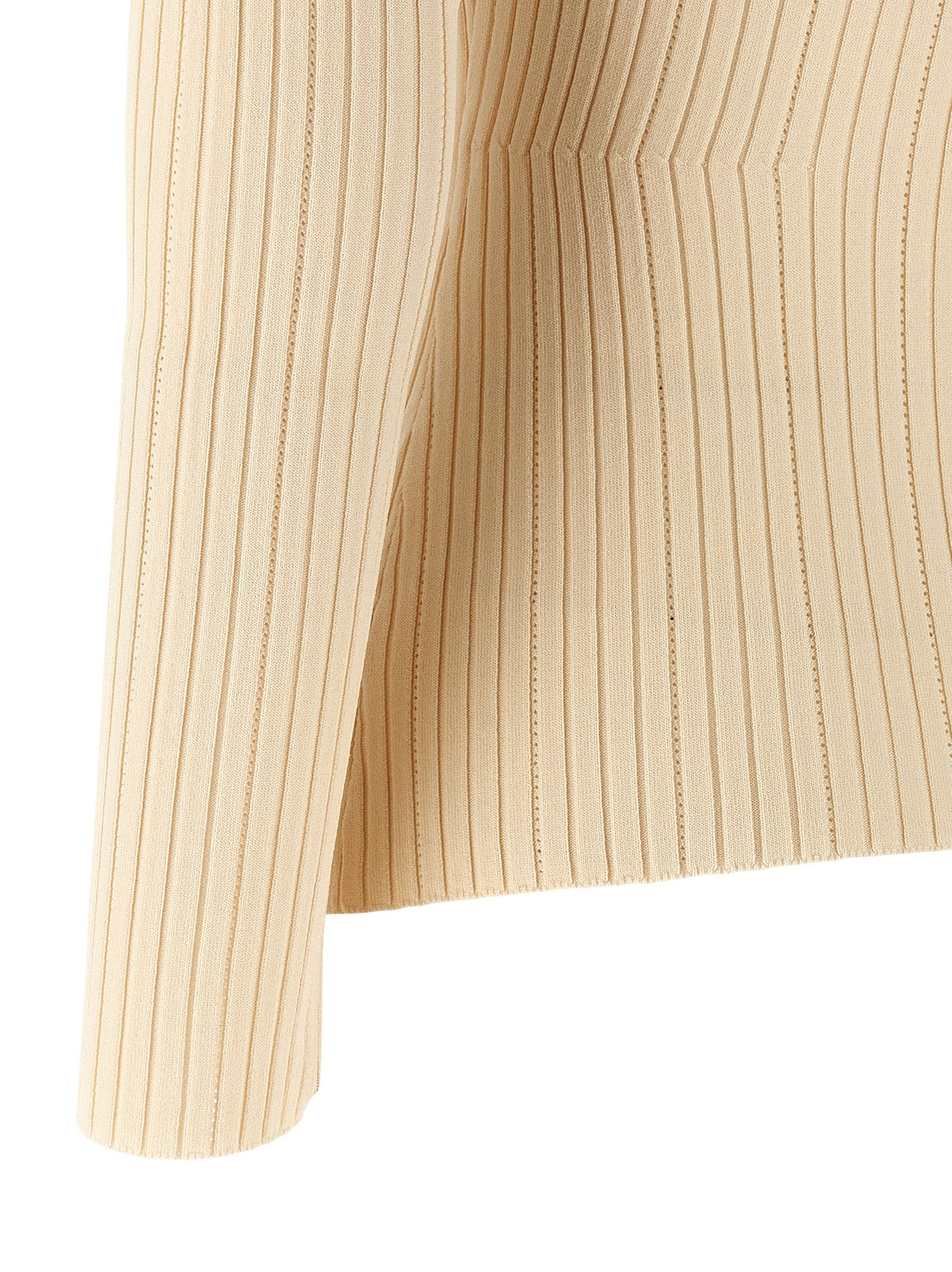Cardigan by Elisabetta Franchi for women in viscose & polyamide beige features an crisp silhouette, showcasing a sophisticated and detail for a truly crisp finish.