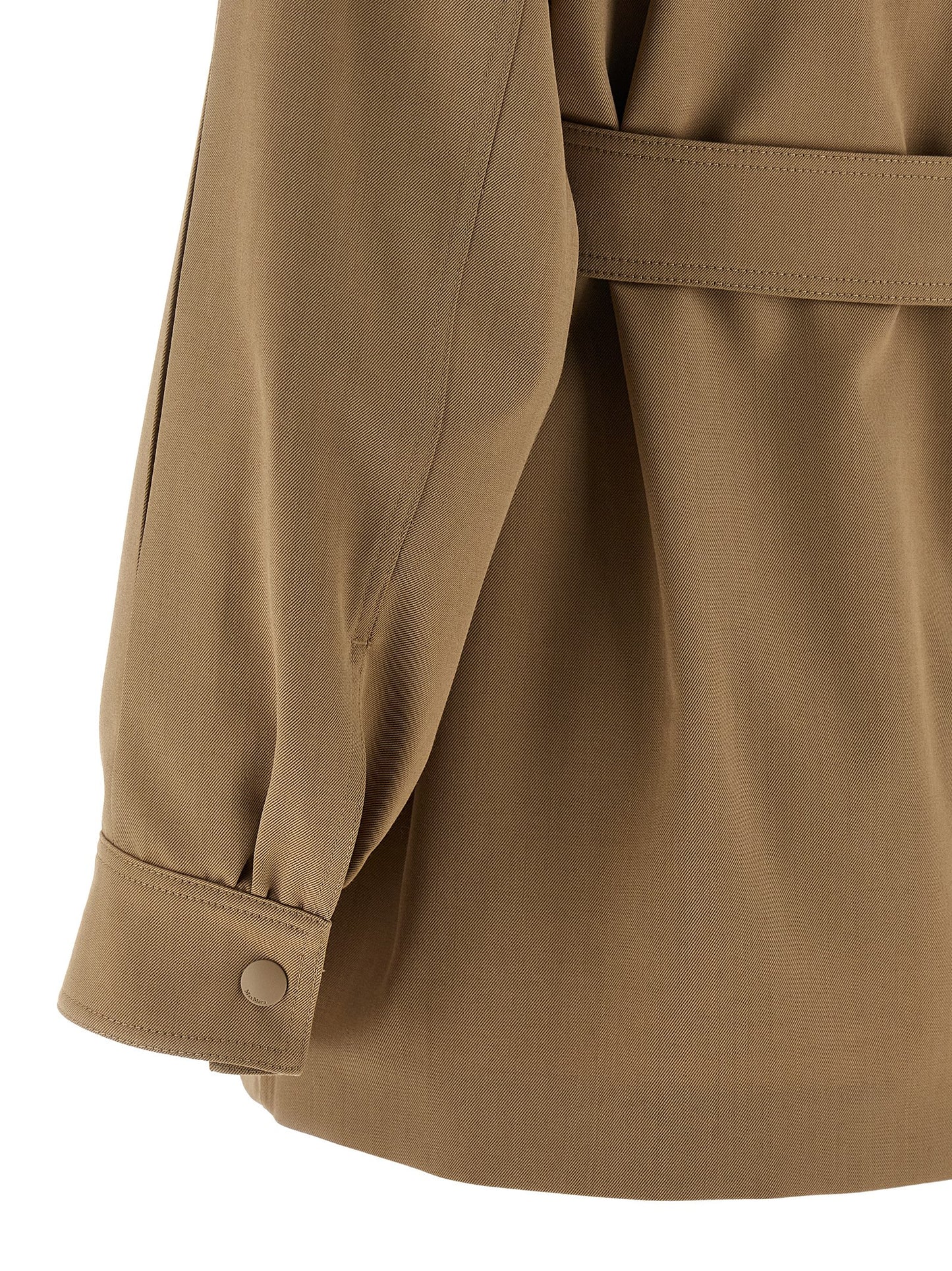 Blouse by Max Mara for women in virgin wool beige, featuring a nuanced and nuanced for a sophisticated finish.