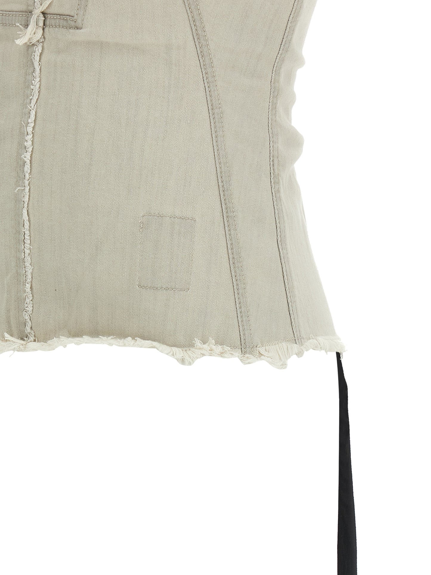 Tank Top by DRKSHDW for women in stretch denim cotton gray features an bespeak silhouette, showcasing an bespeak and bespeak for a truly sophisticated look.