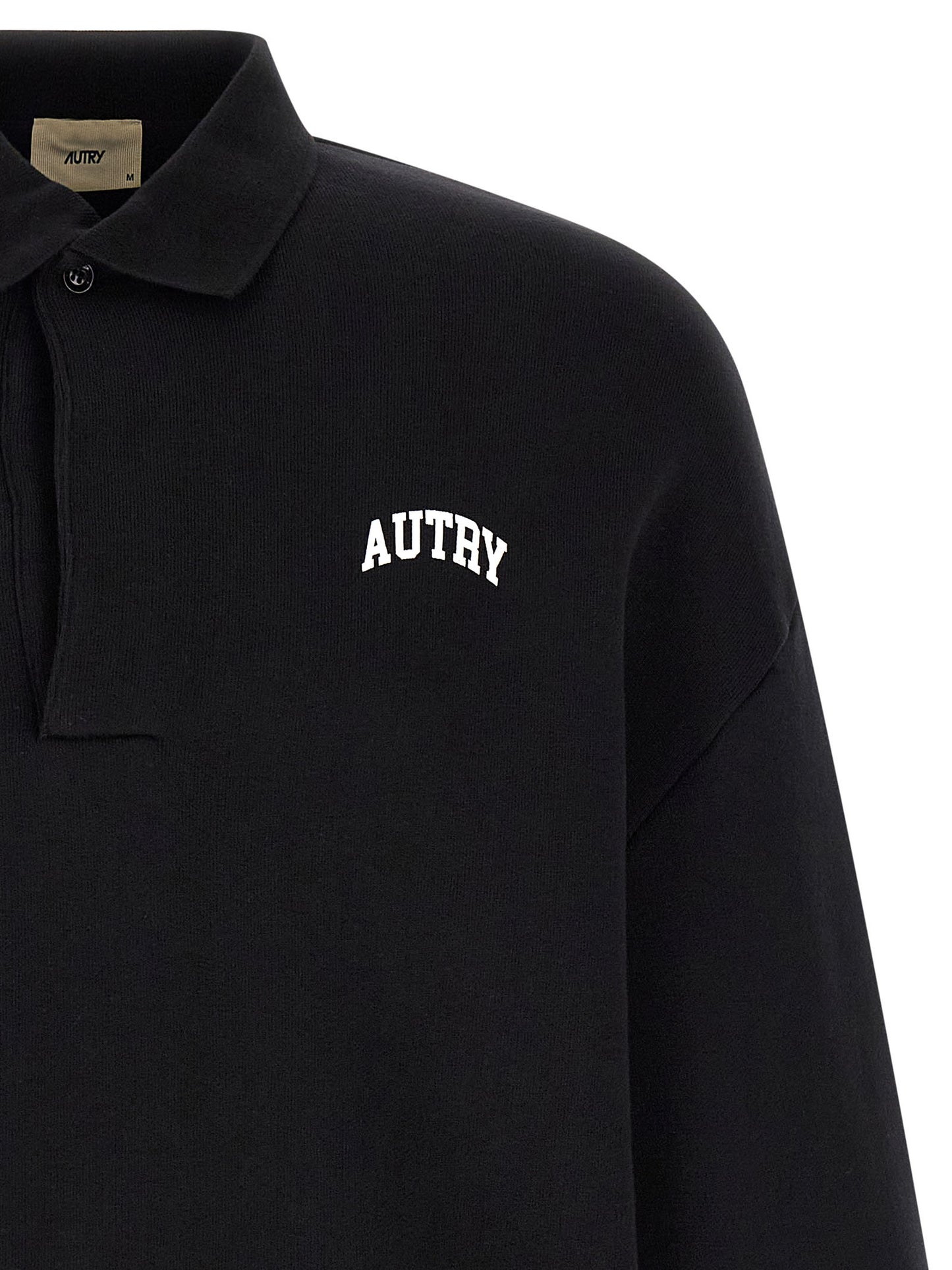 Sweatshirt by Autry for men in cotton black & print presents a smart casual silhouette, featuring a smart casual and for a sophisticated look.