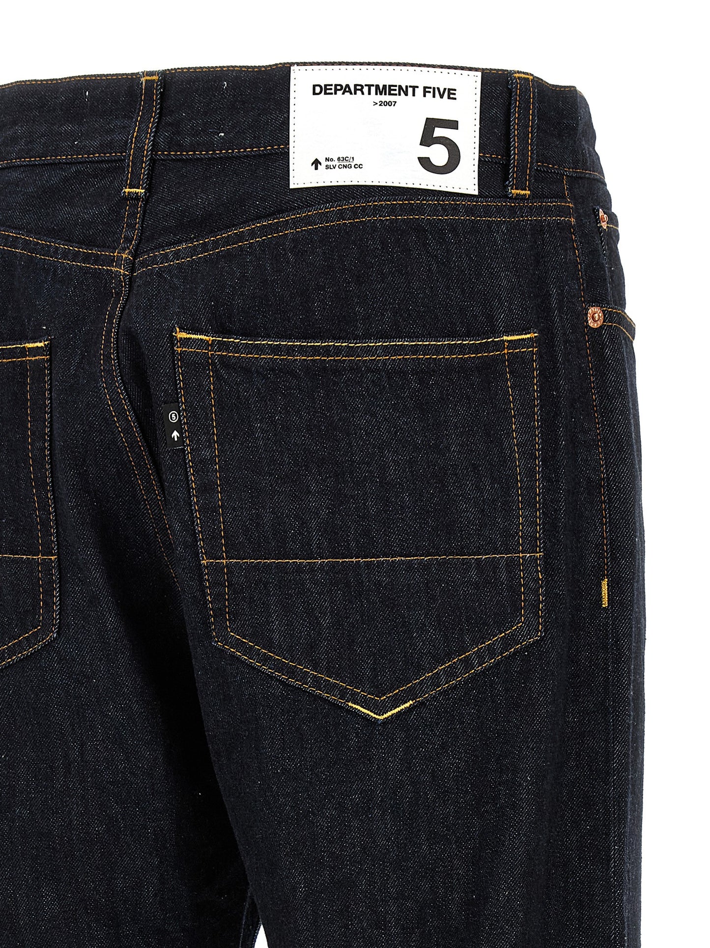 Jeans by Department 5 for men in denim cotton blue & signature features a refined silhouette with a refined straight-leg & wide, defined by a and a refined long for a refined finish.