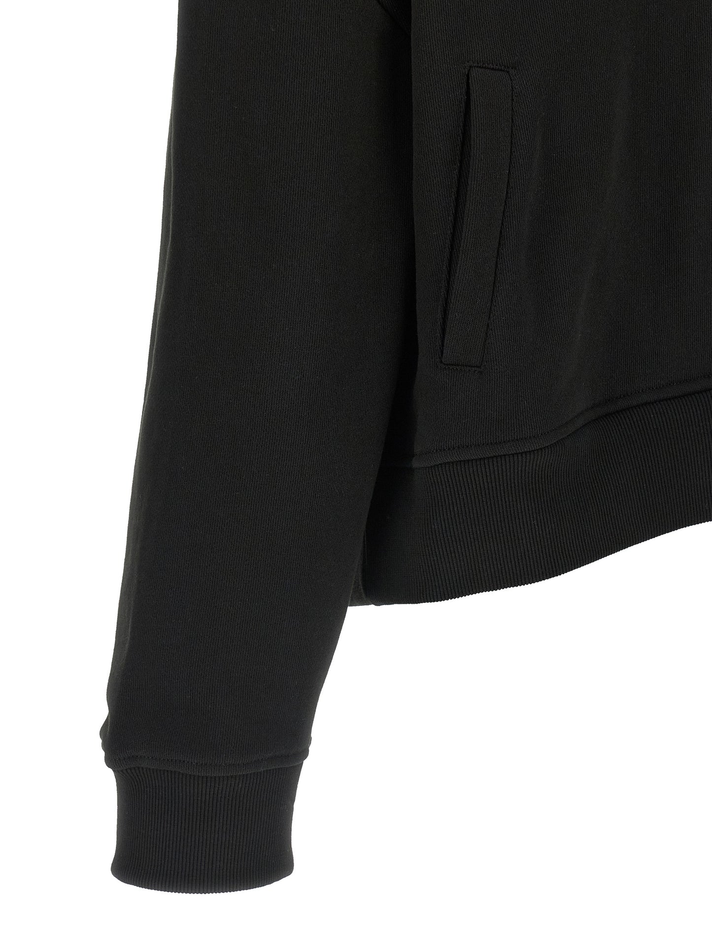Sweatshirt Hoodie by Entire Studios for men in organic cotton black features an luminous silhouette, showcasing a sophisticated hooded neckline and for a truly luminous look.