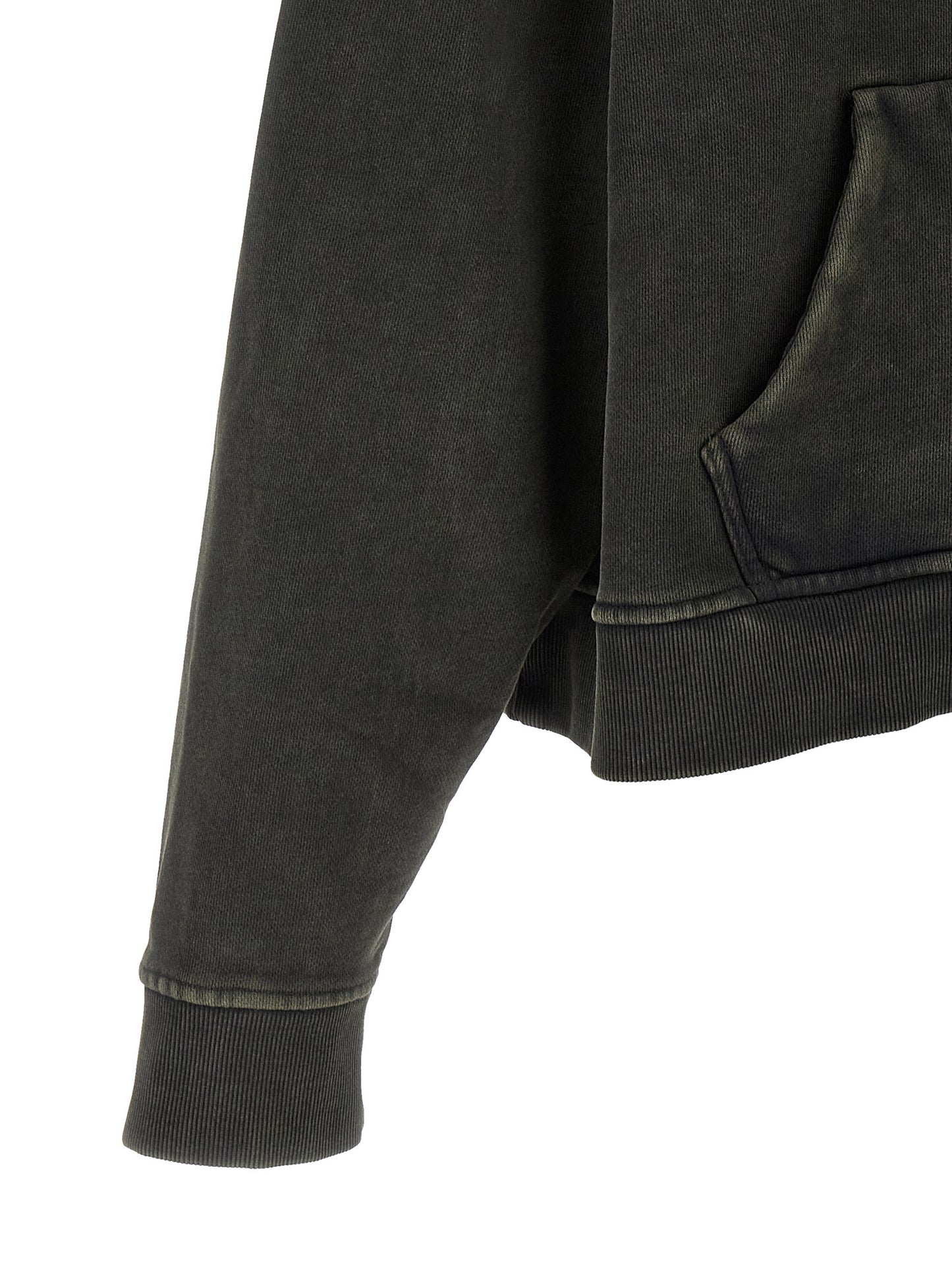 Sweatshirt Hoodie by Entire Studios for men in organic cotton gray features a authentic silhouette, showcasing a sophisticated hooded neckline and authentic detail for a refined finish.