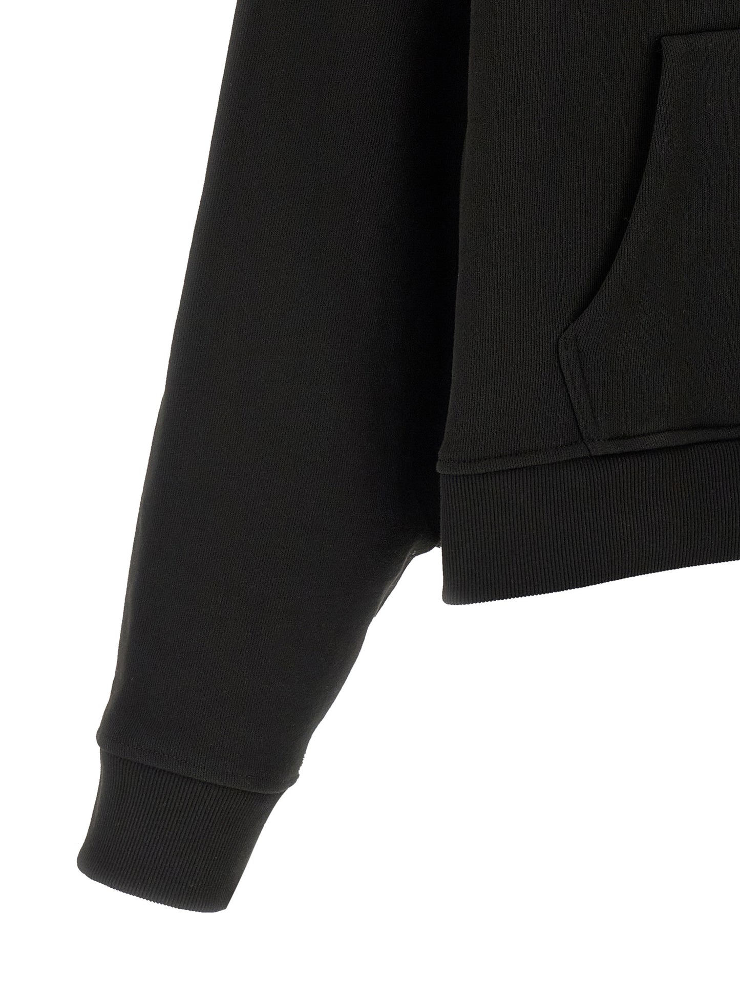 Sweatshirt Hoodie by Entire Studios for men in organic cotton black features a edgy silhouette, detailed with a edgy hooded neckline and for a refined finish.
