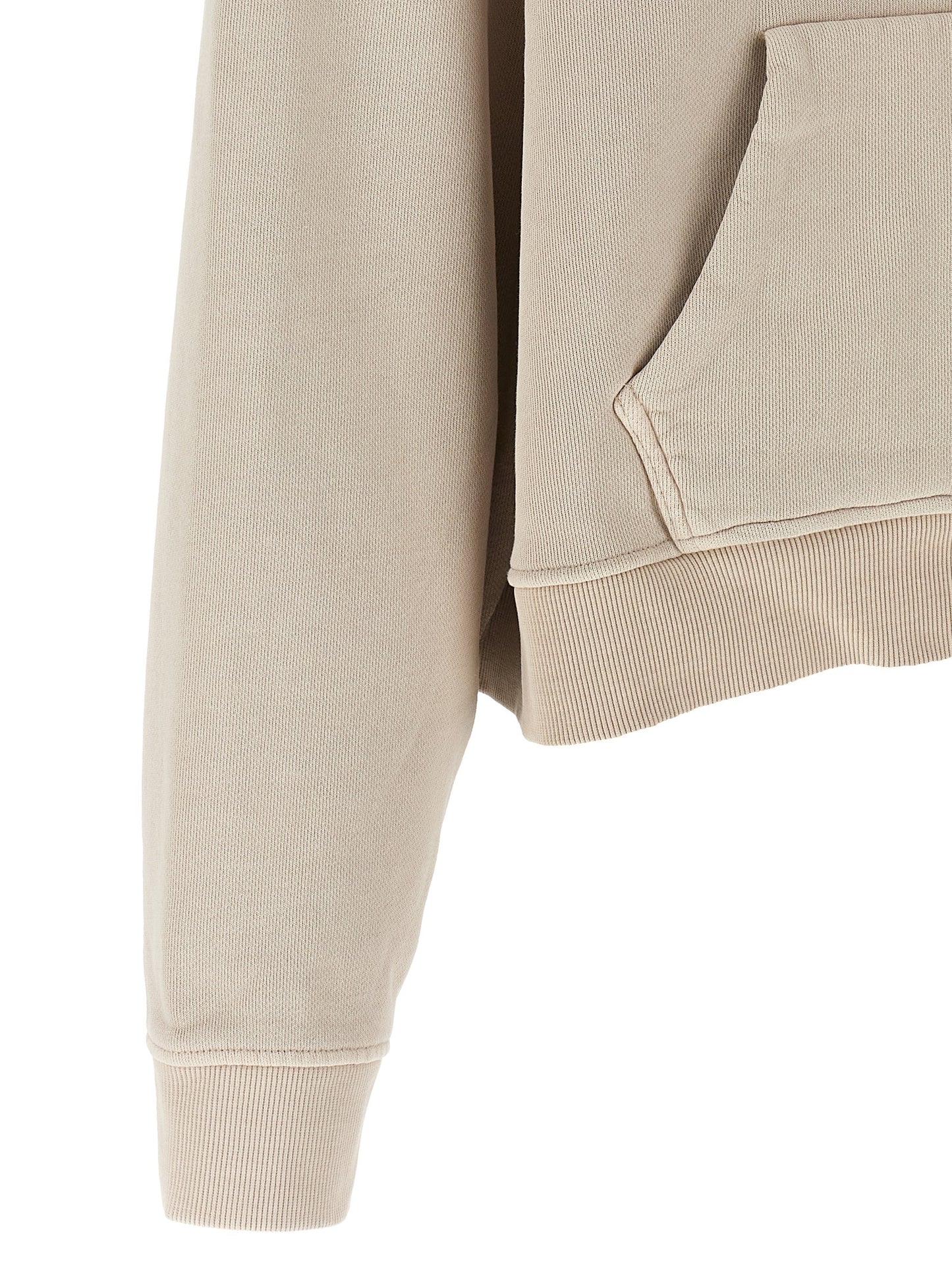Sweatshirt Hoodie by Entire Studios for men in organic cotton beige features an luminous silhouette, showcasing a sophisticated hooded neckline and for a truly luminous look.
