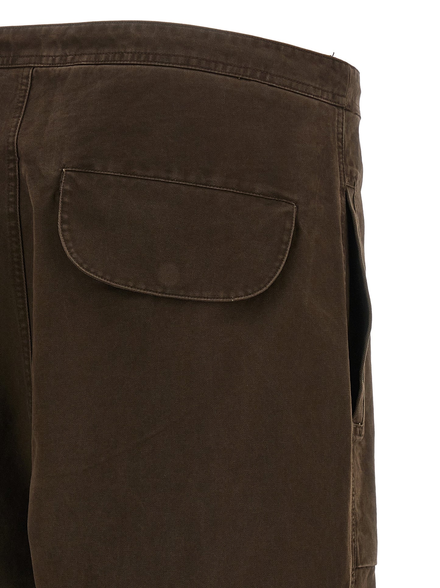 Cargo Pants by Entire Studios for men in cotton brown features an stylish straight-leg & wide with a long and , expertly finished with stylish utility detailing.