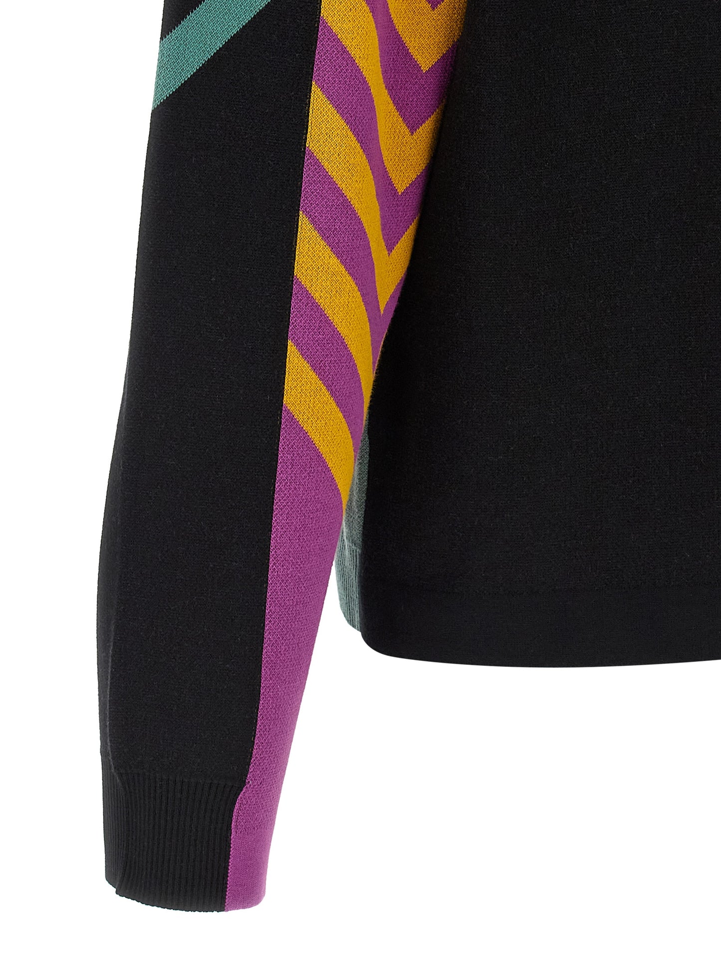 Cardigan by Kiko Kostadinov for men in cotton multicolor, chevron, jacquard & striped features an crisp silhouette, showcasing a sophisticated and detail for a truly crisp finish.