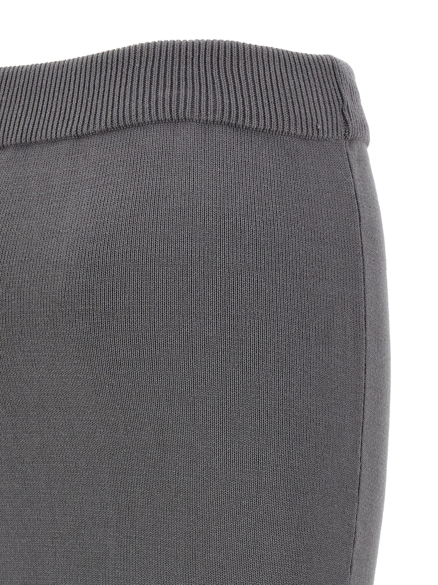 Entire Studios Women's Cotton Midi Skirt - Gray