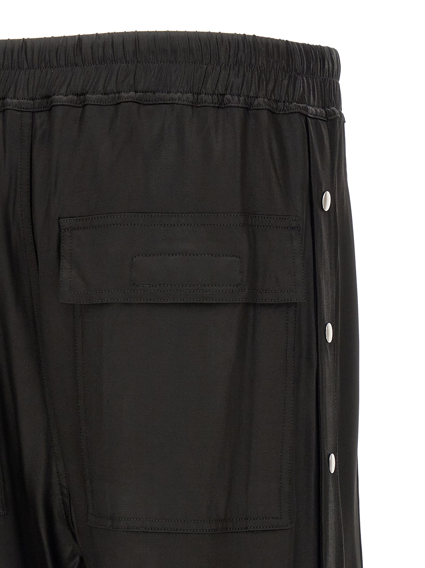 DRKSHDW Men's Wide Acetate & Nylon Trousers - Black