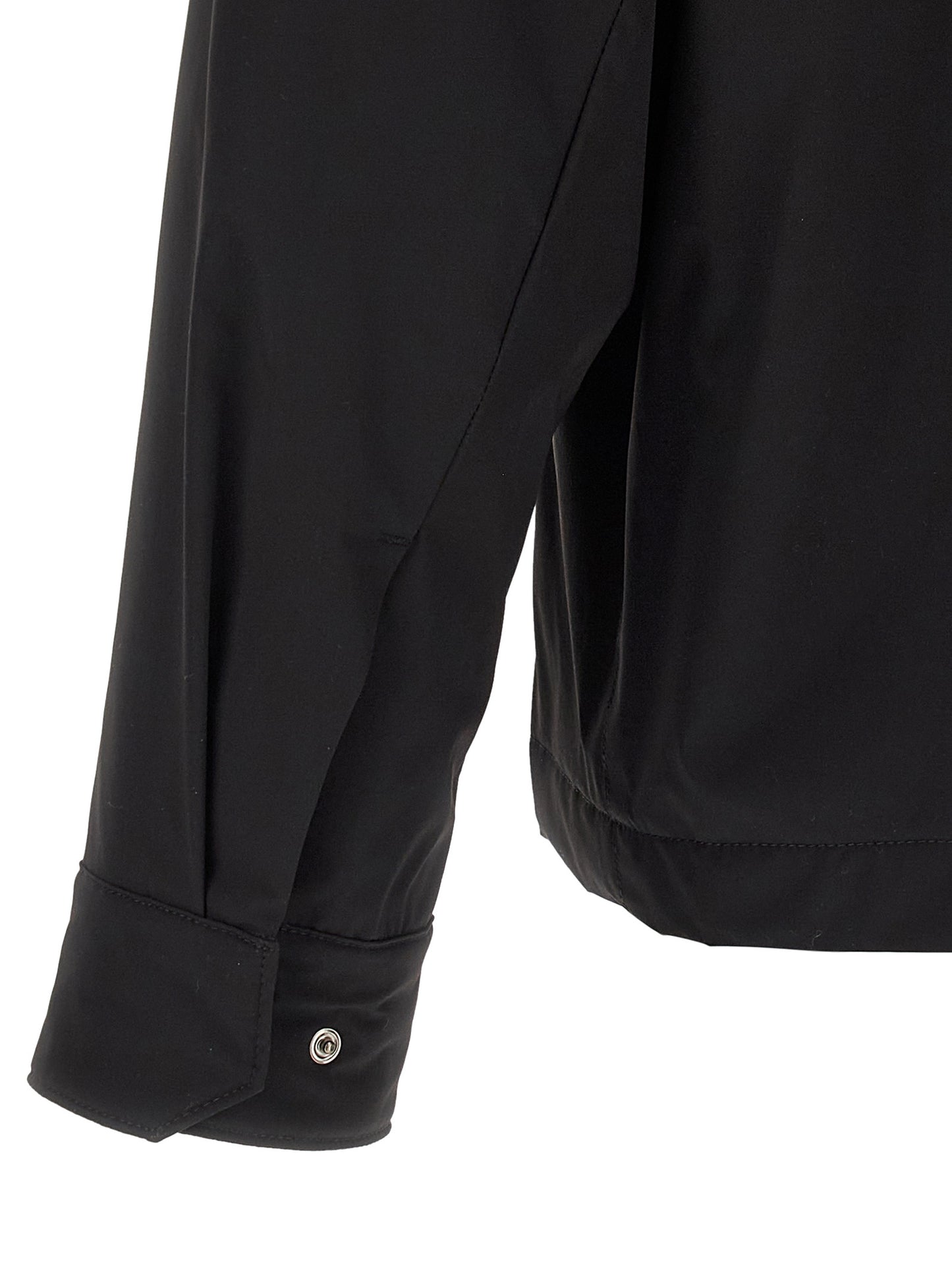 Windbreaker Jacket by Herno for men in stretch polyamide black features an enduring silhouette, showcasing technical windproof & pockets and a sophisticated for a truly enduring aesthetic.