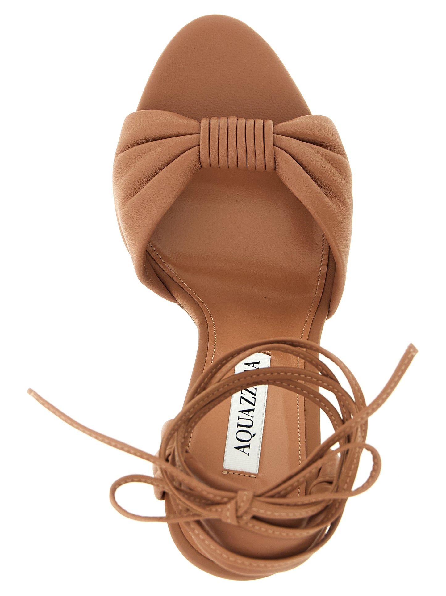 Aquazzura Women's Lamb Leather Stiletto Sandals - Multicolor Pink