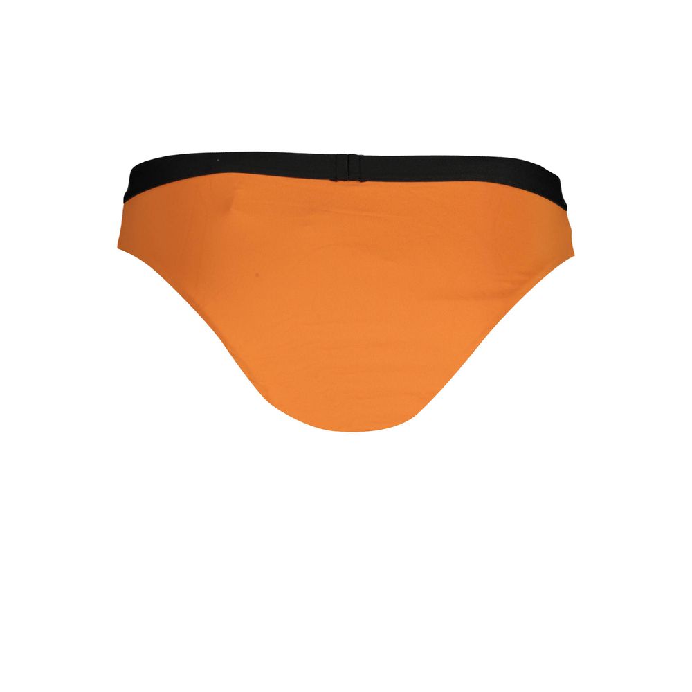 Swim Briefs by Karl Lagerfeld for women in stretch polyamide orange features a riviera ready silhouette from the Waves Women's Stretch Polyamide Swim Briefs collection, showcasing a riviera ready finish with a streamlined riviera ready fit.