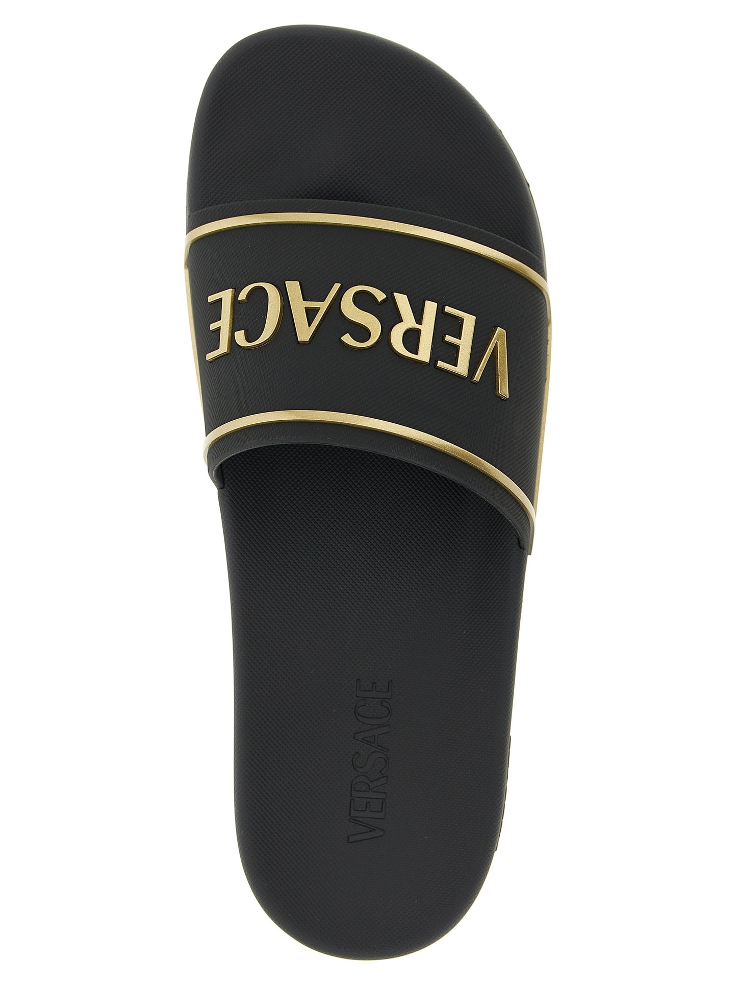 Flat Shoes by Versace for men in tu & polyurethane black showcases a impeccable silhouette as Men's TU & Polyurethane Flat Shoes, artfully designed with a impeccable flat and refined for a impeccable finish.