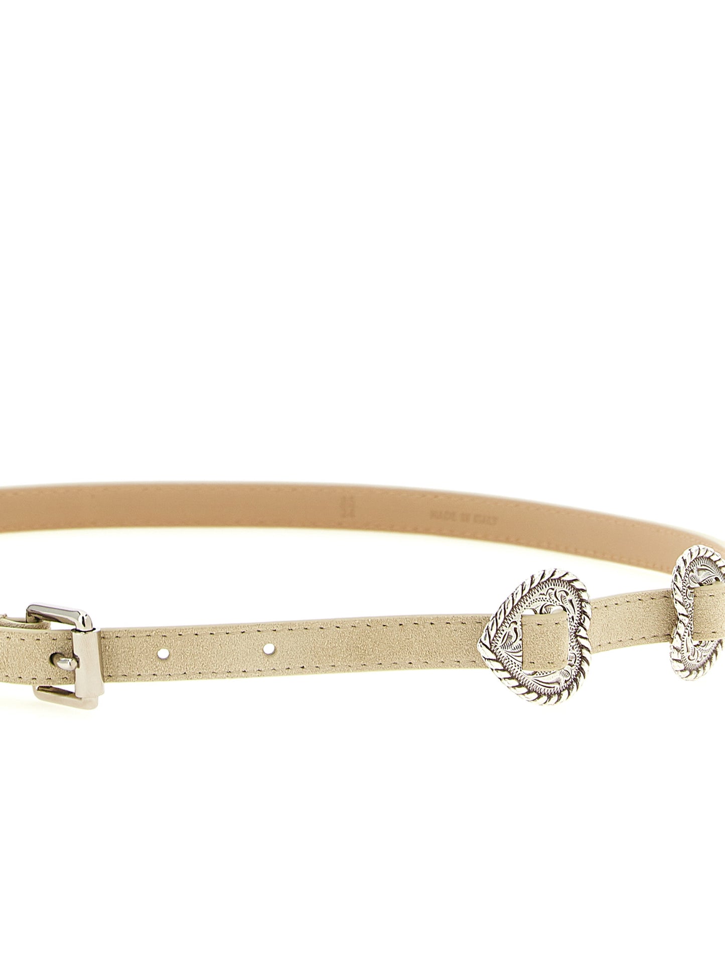 Belt by KATE CATE for women in calfskin leather beige features an artisanal silhouette, showcasing the artisanal craftsmanship of the Kate Calfskin Leather Belt collection for a artisanal finish.
