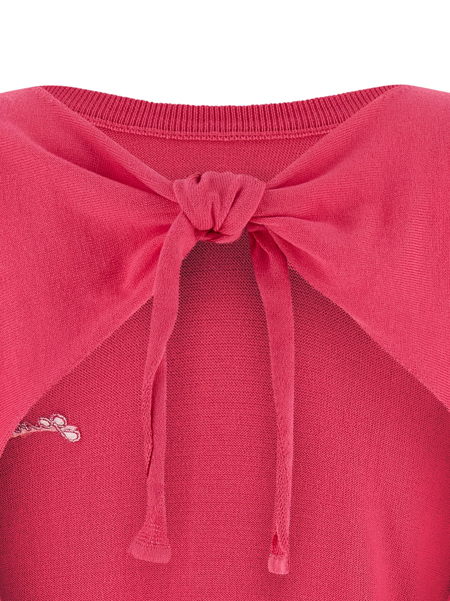 Cardigan by Ganni for women in organic cotton fuchsia features an impeccable silhouette, showcasing a sophisticated and detail for a truly impeccable finish.