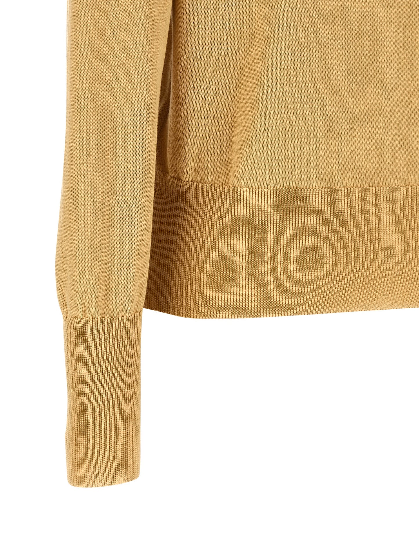 Cardigan by Vivienne Westwood for women in organic cotton beige features an impeccable silhouette, showcasing a sophisticated and detail for a truly impeccable finish.