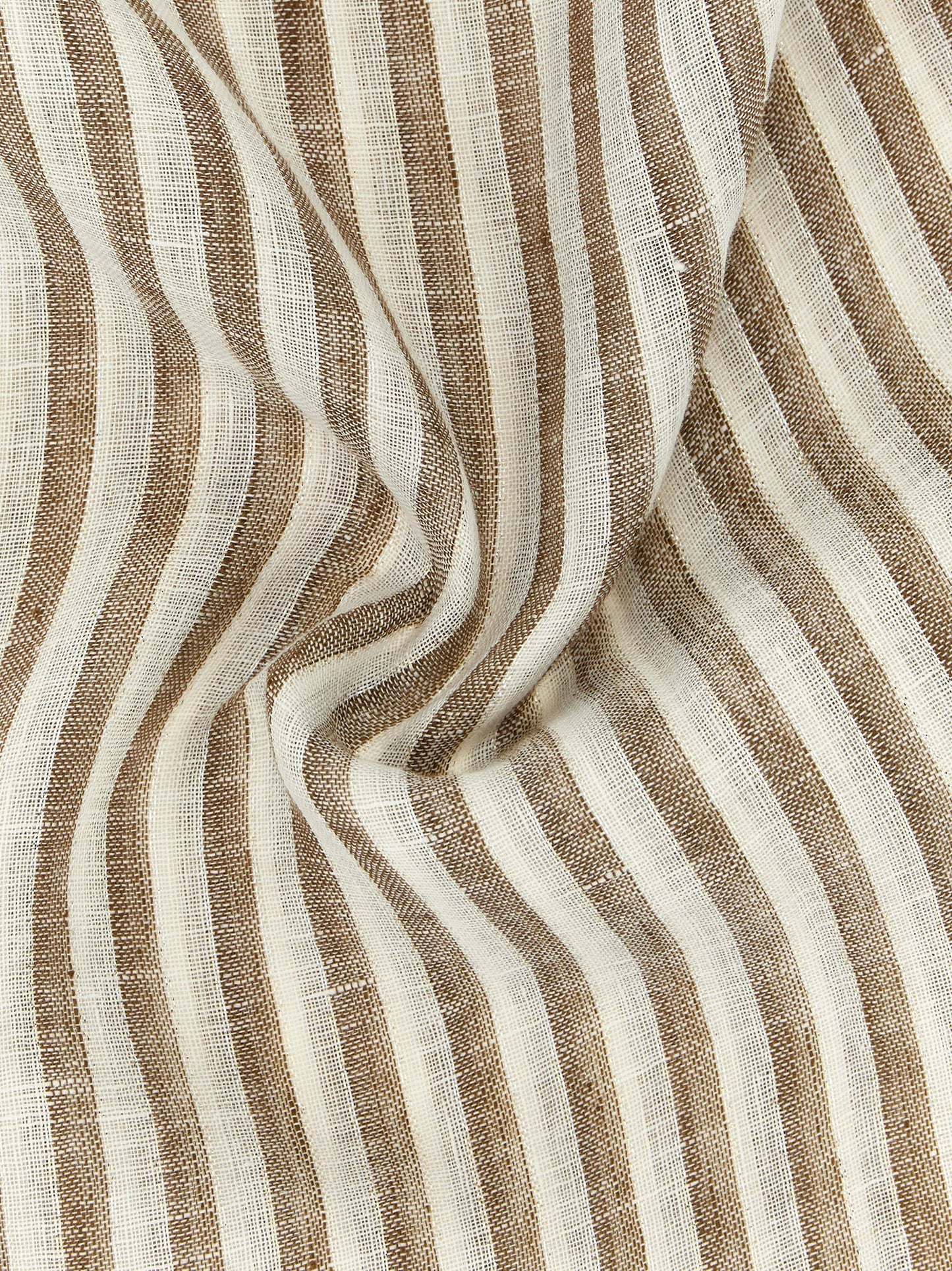 Scarf by Brunello Cucinelli for women in linen polyester & viscose brown, patterned & striped presents a cosy silhouette, artfully capturing the sophisticated design and premium aesthetic of the Linen Polyester & Viscose Scarf.