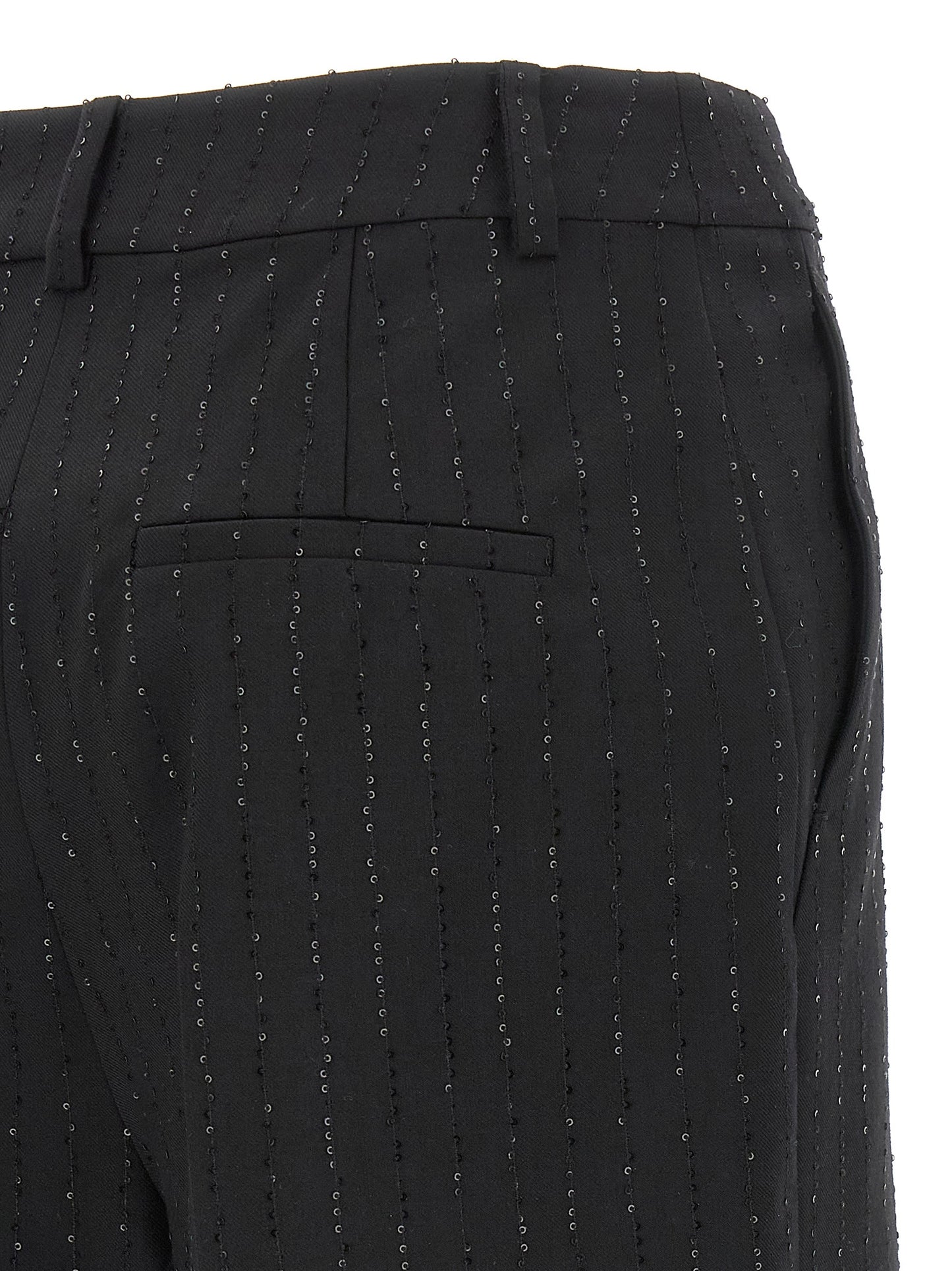 Bermuda Shorts by Max Mara for women in polyamide virgin wool & sequins black features a eye catching and short with a eye catching .