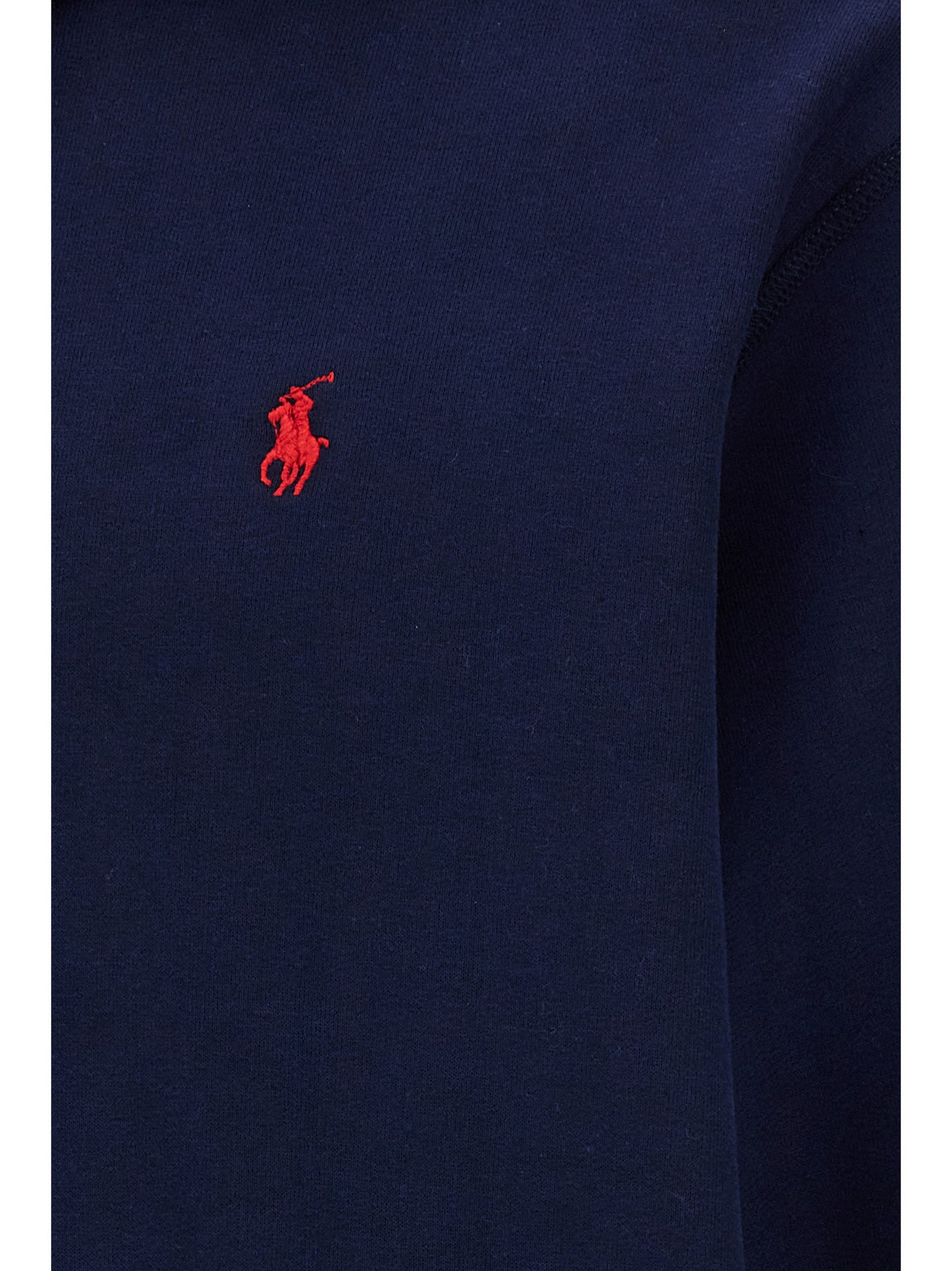 Sweatshirt by Polo Ralph Lauren for men in cotton blue features a unrivaled silhouette with a refined and unrivaled detailing for a sophisticated look.