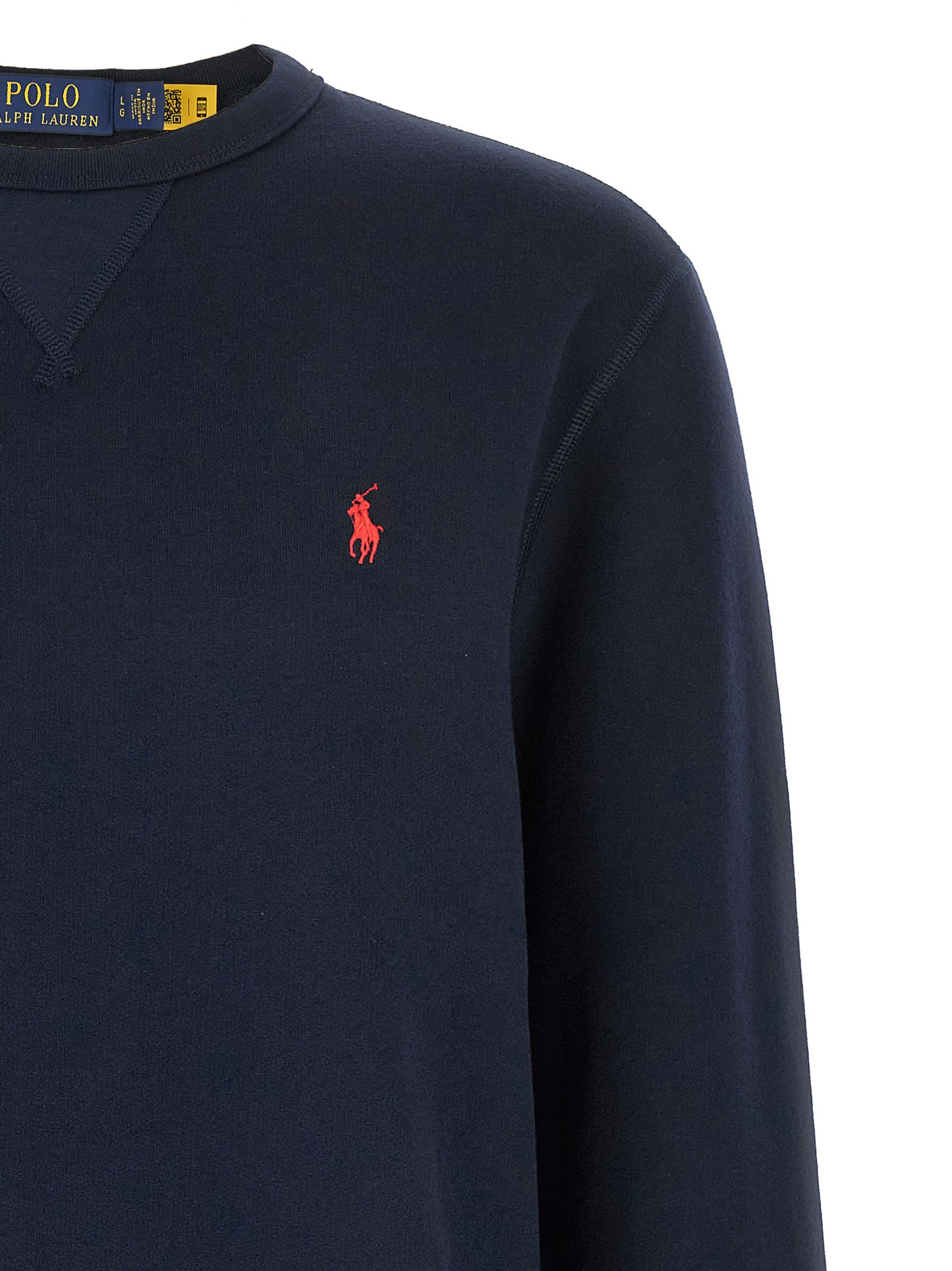 Sweatshirt by Polo Ralph Lauren for men in cotton polyester blue features an exquisite silhouette, showcasing and details for a exquisite look.