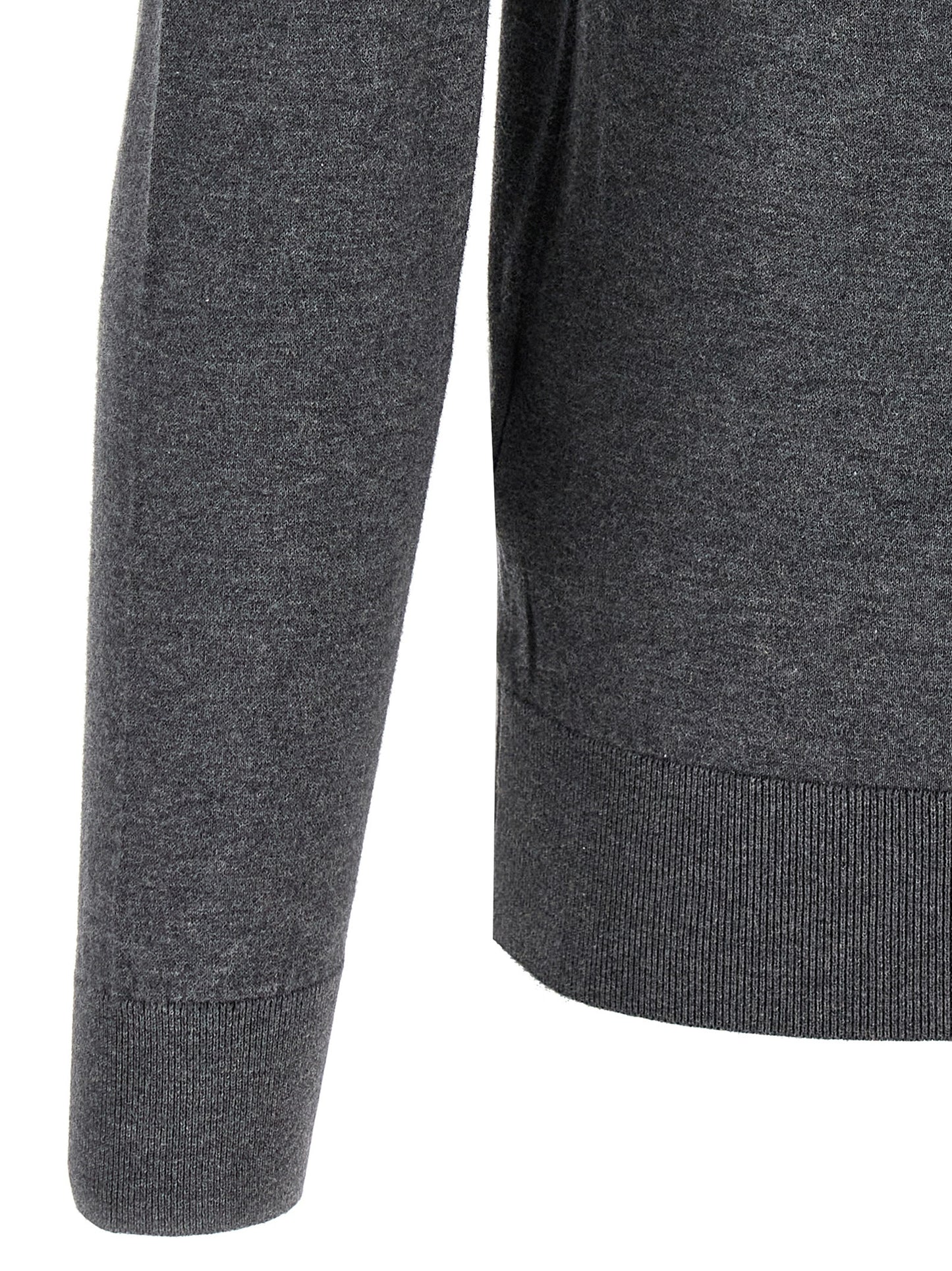 Cardigan by JOHN SMEDLEY for men in cotton gray features an impeccable silhouette, showcasing a sophisticated and detail for a truly impeccable finish.
