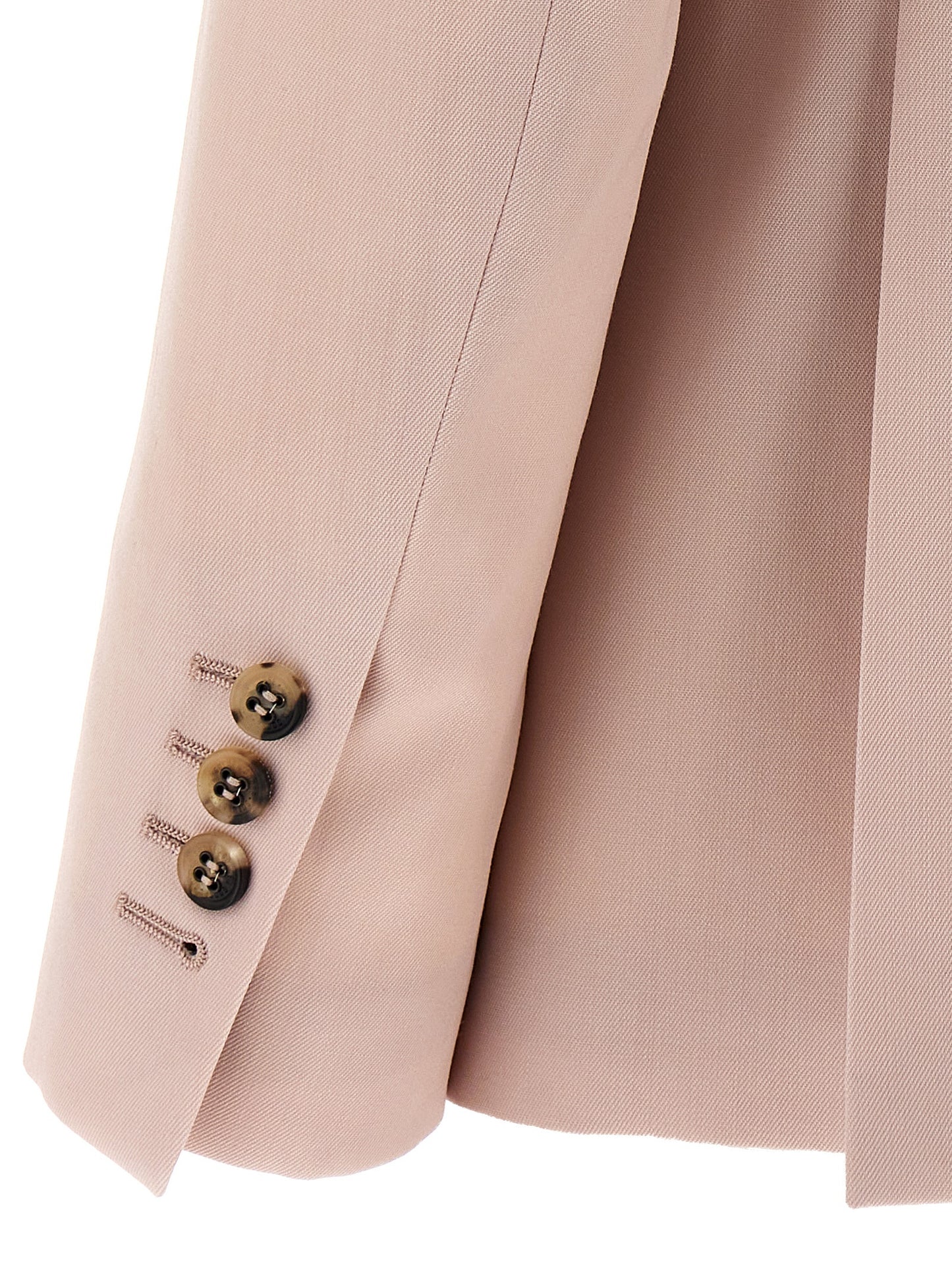 This Blazer by Golden Goose for women in virgin wool multicolor & pink presents a tailored silhouette, meticulously tailored with a tailored and distinctive for a tailored finish.