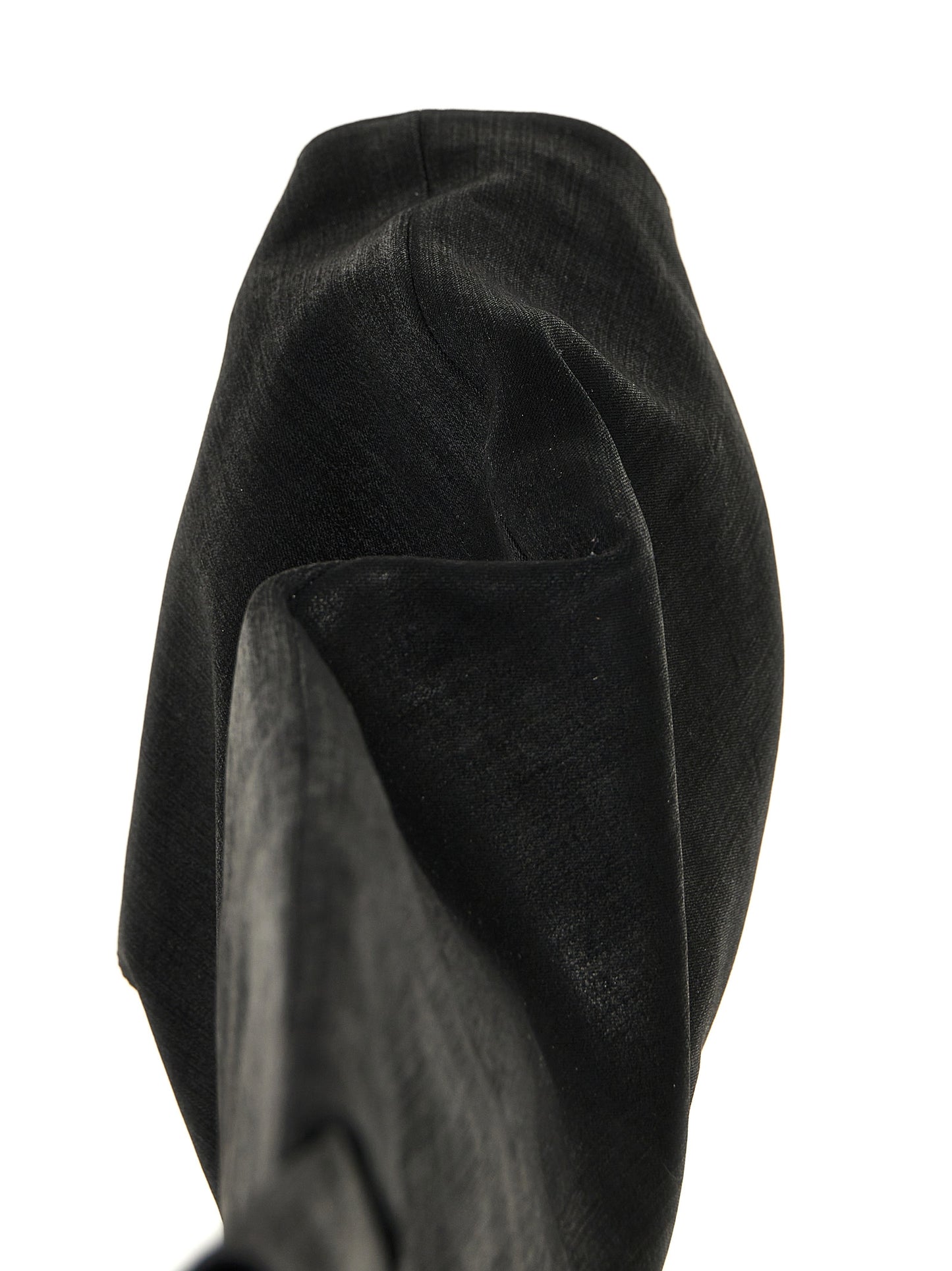 Over-The-Knee Boots by DRKSHDW for women in polyester denim cotton black showcases a ergonomic silhouette from the Women's Polyester Denim Cotton Over-The-Knee Boots collection, featuring a ergonomic and a ergonomic .