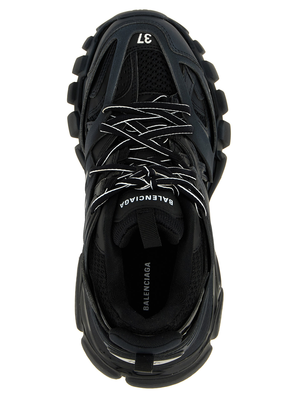 Balenciaga Track Women's Athletic Polyester Polyurethane & Nylon Sneakers - Black
