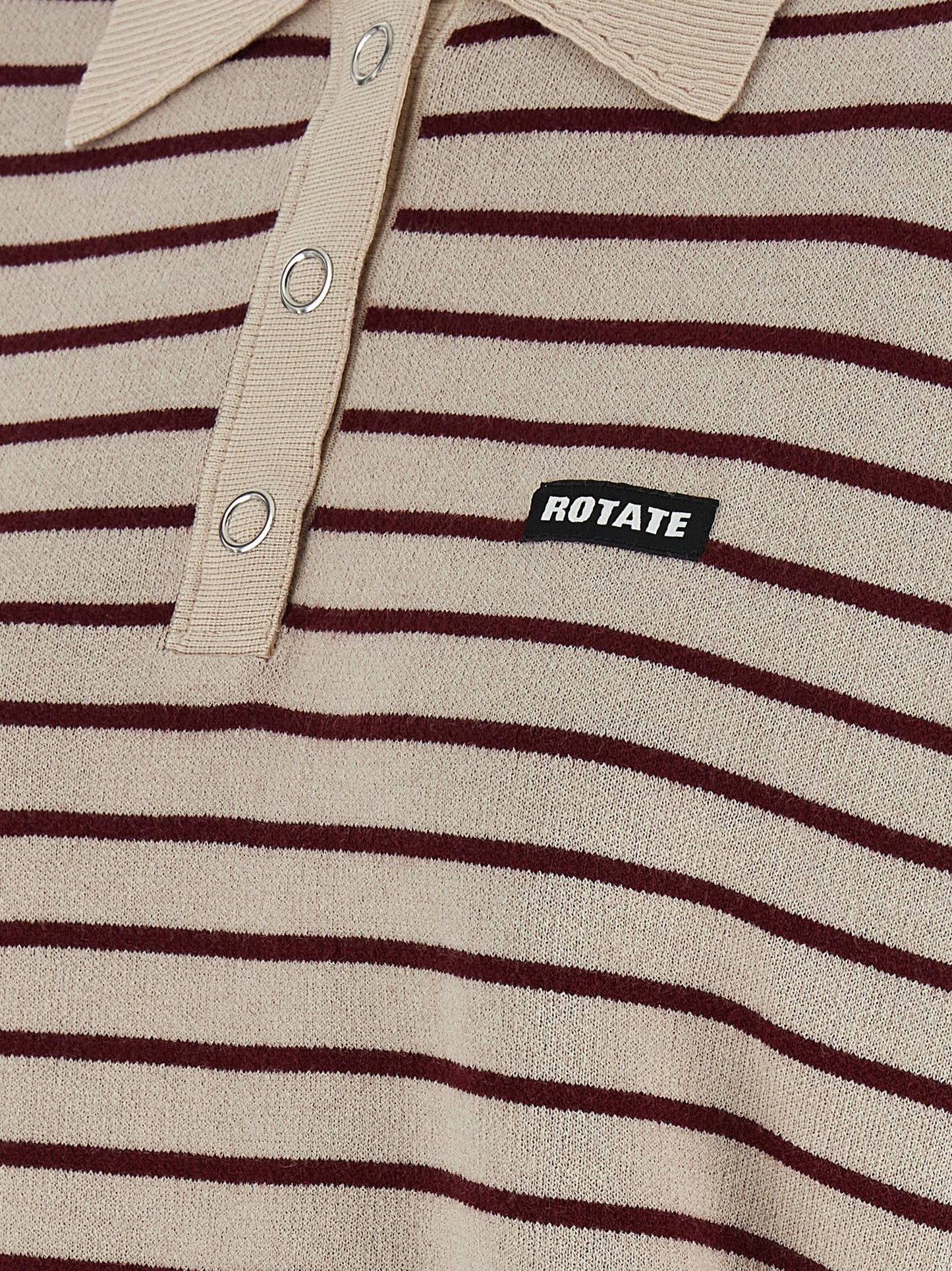 Polo Shirt by ROTATE BIRGER CHRISTENSEN for women in mohair polyester & merino wool multicolor, patterned & striped features a eye catching silhouette, showcasing a refined and for a eye catching finish.