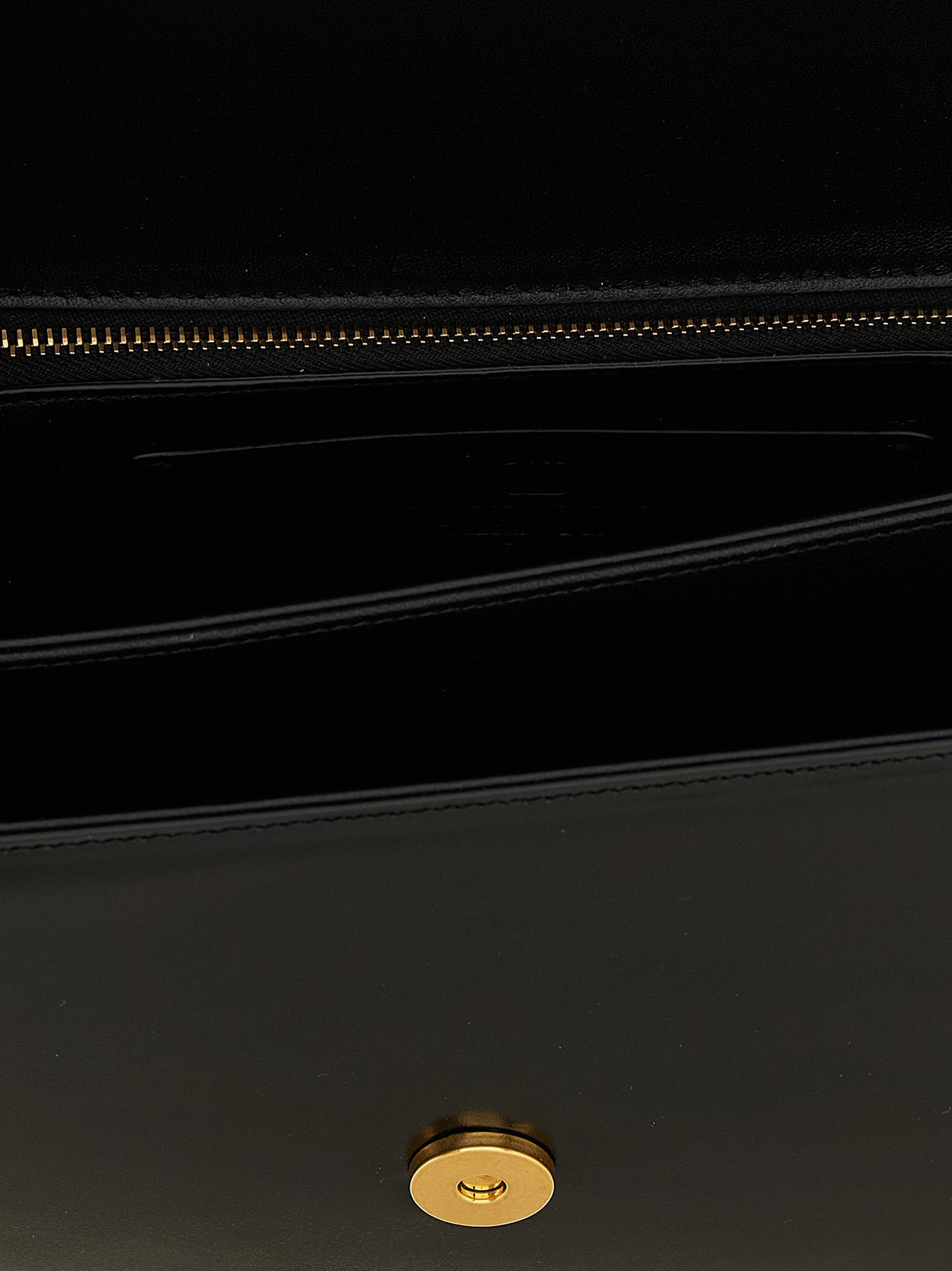 Shoulder Flap Bag by Valentino Garavani for women in calfskin nappa leather black & signature presents a versatile silhouette, showcasing a secure flap & magnetic and versatile with versatile shoulder-strap & handle for a sophisticated look.