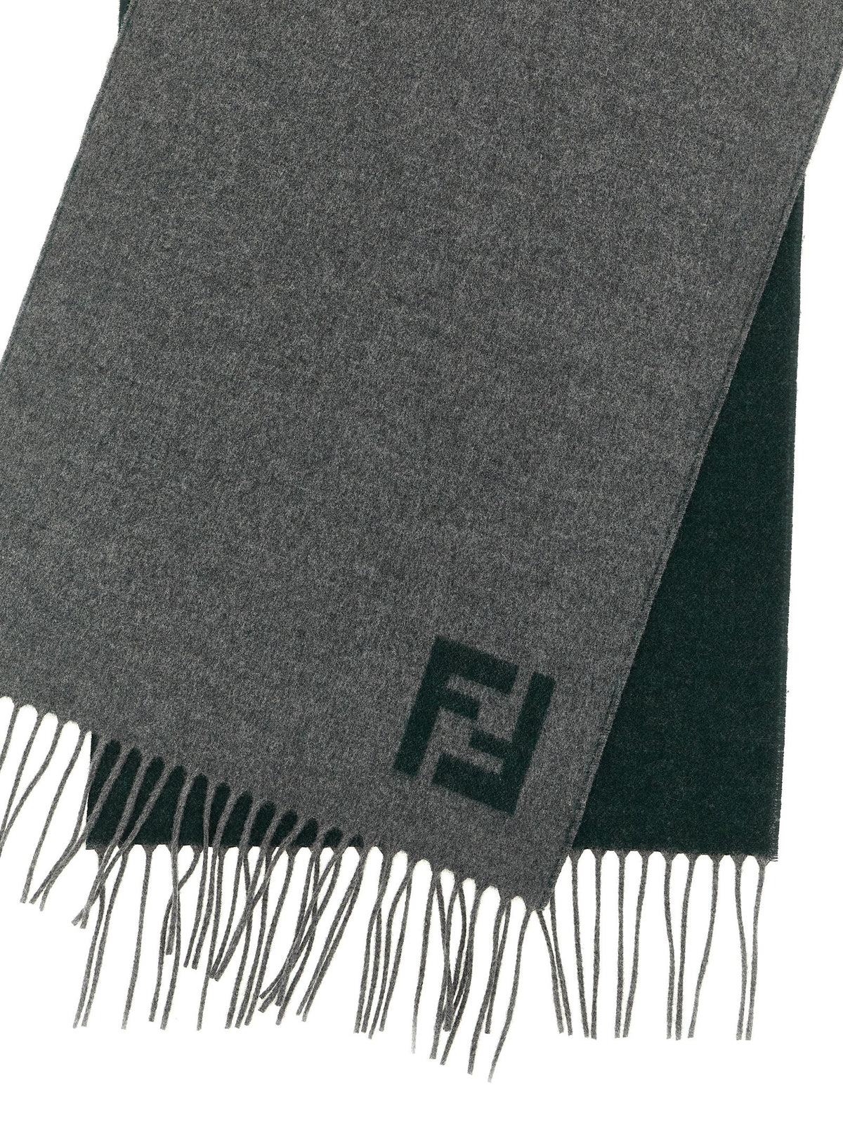 Fendi Cashmere Wrap Fringes Scarf - Multicolor Patterned