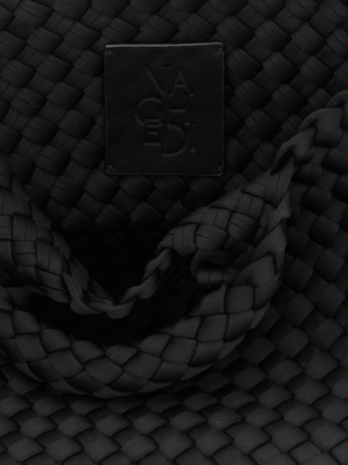 NAGHEDI St Barths Modal & Viscose Shopper Tote Clutch Bag - Black