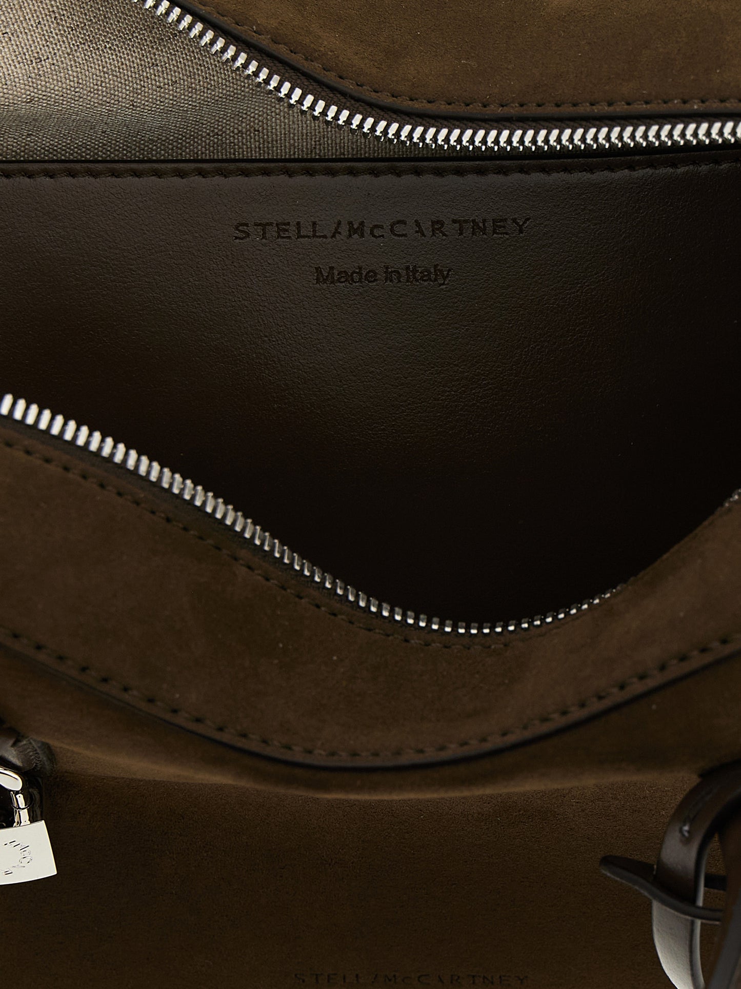 2-in-1 Shoulder & Crossbody Bag by Stella McCartney for women in polyester brown features a statuesque silhouette, showcasing a secure zipper and statuesque with versatile crossbody-strap, shoulder-strap & handle for a statuesque finish.
