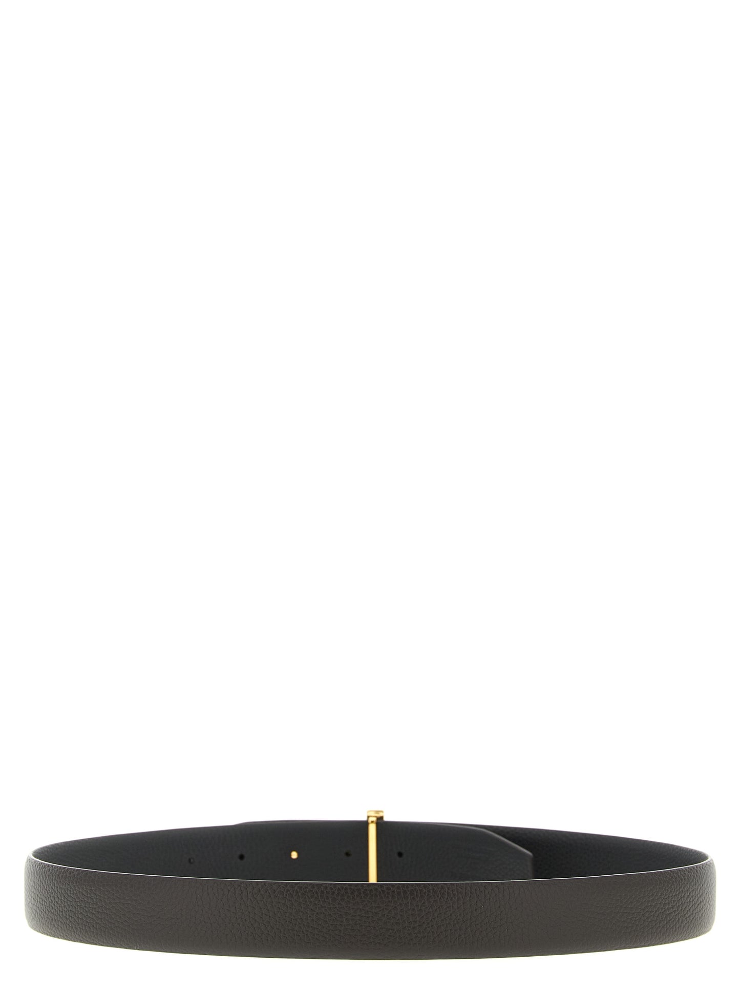 Belt by Tom Ford for men in calfskin leather black, brown, gold & multicolor features a bohemian chic silhouette, showcasing the bohemian chic Calfskin Leather Belt design with a sophisticated bohemian chic finish.