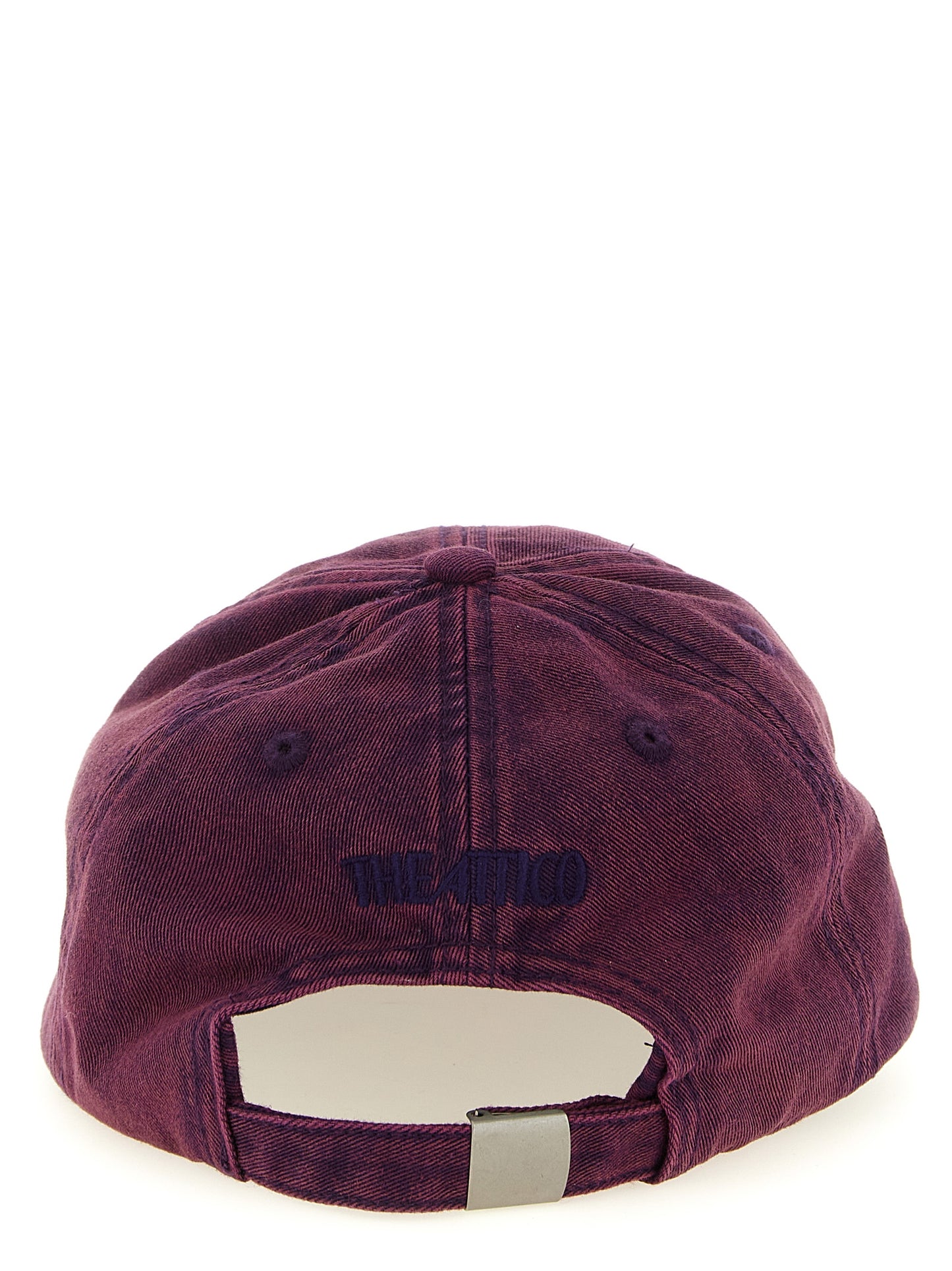 Baseball Cap by The Attico for women in cotton canvas purple features a distinguished silhouette, showcasing the distinguished design of the Cotton Canvas Baseball Cap for a sophisticated, elevated look.