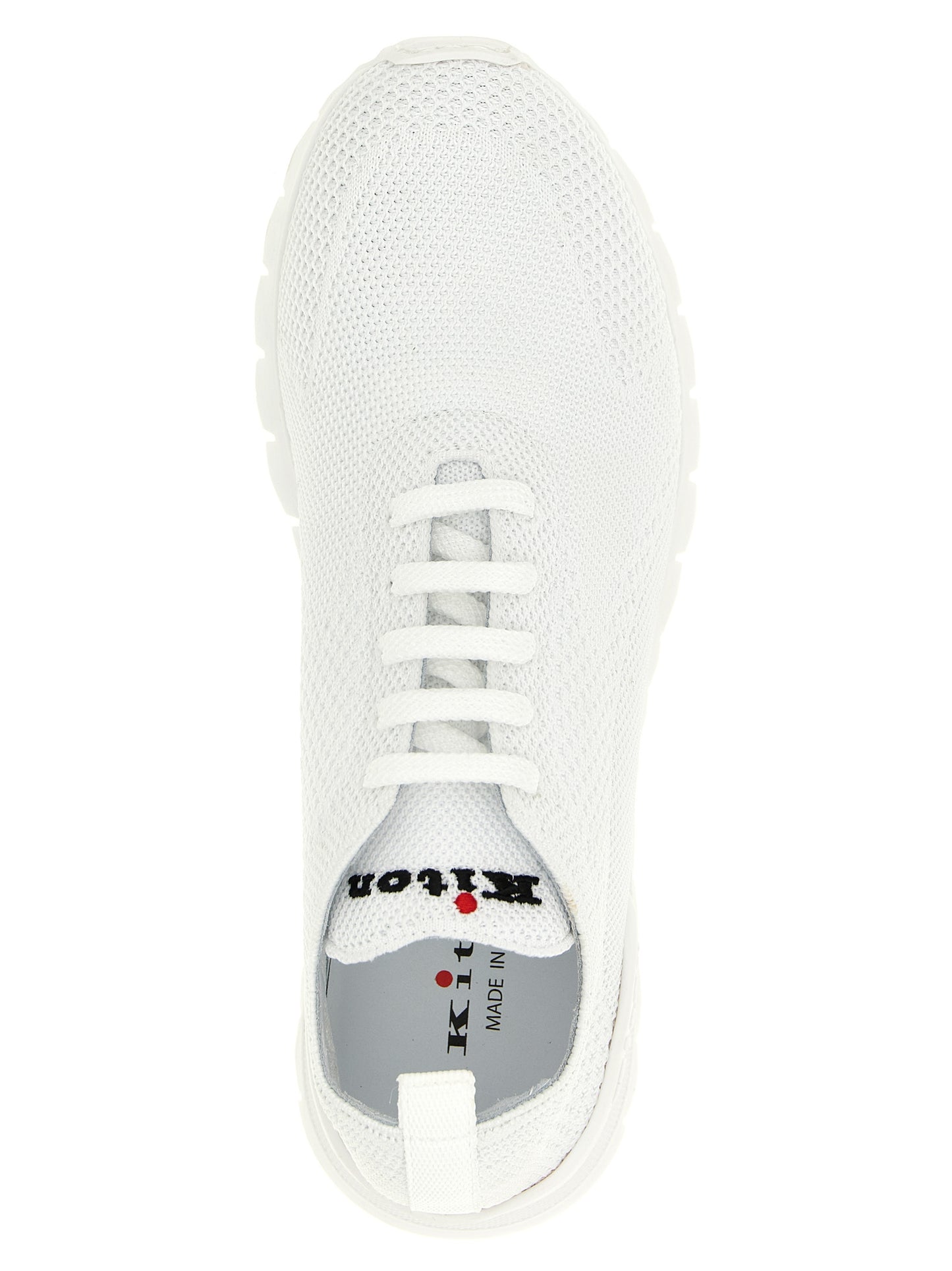 Athletic Sneakers Kiton men stretch cotton white featuring a avant-garde Men's Athletic Stretch Cotton Sneakers design with a avant-garde athletic style for a refined finish.