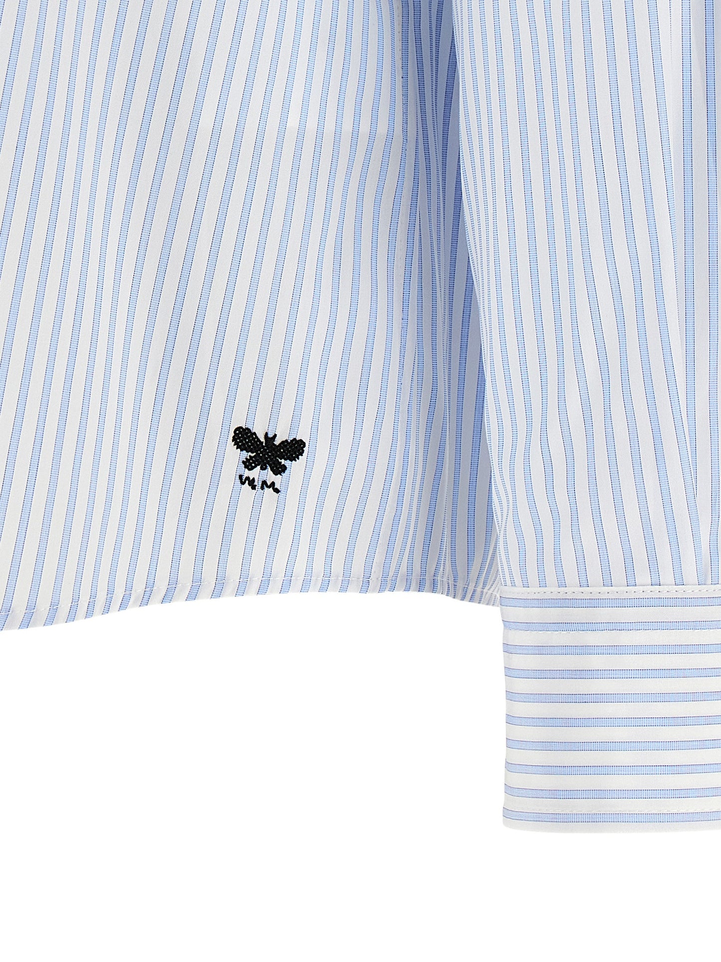 Max Mara Blue Cotton Blouse