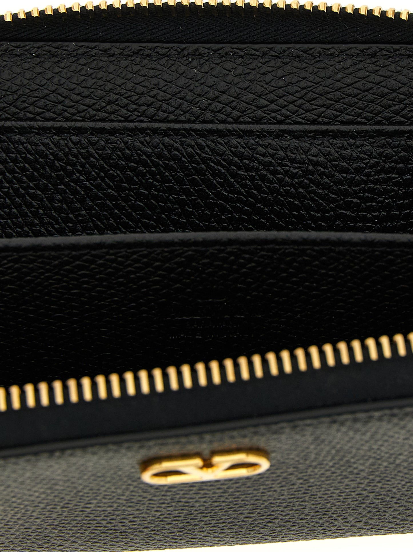 Cardholder Card Case by Valentino Garavani for women in calfskin leather black & signature features a refined silhouette, showcasing the elegant lines of the V Logo Calfskin Leather Cardholder Card Case alongside premium card-organization for a refined finish.