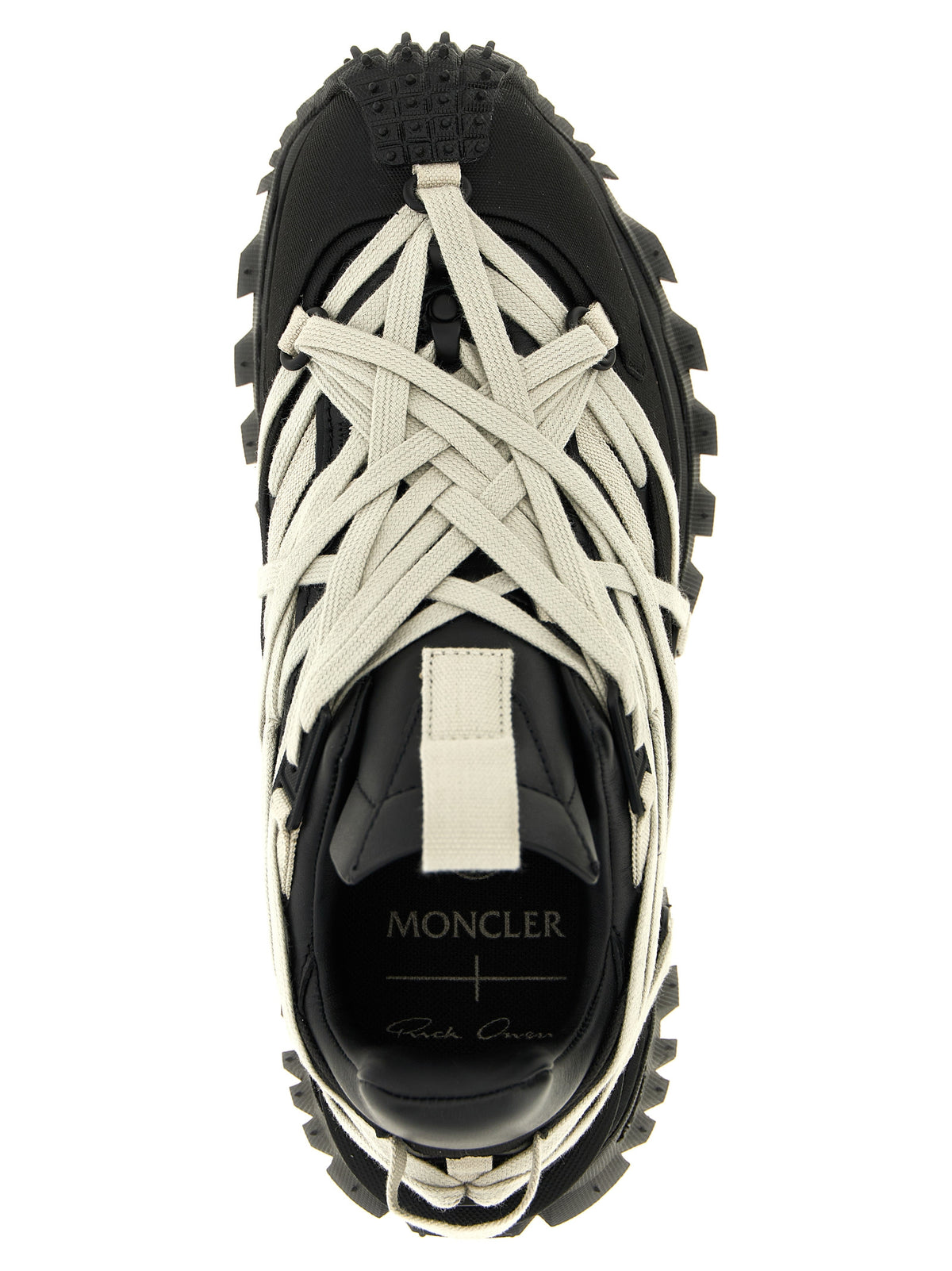 Rick Owens Men's Athletic EVA Carbon Fiber & Bos Taurus Cowhide Leather Sneakers - Black