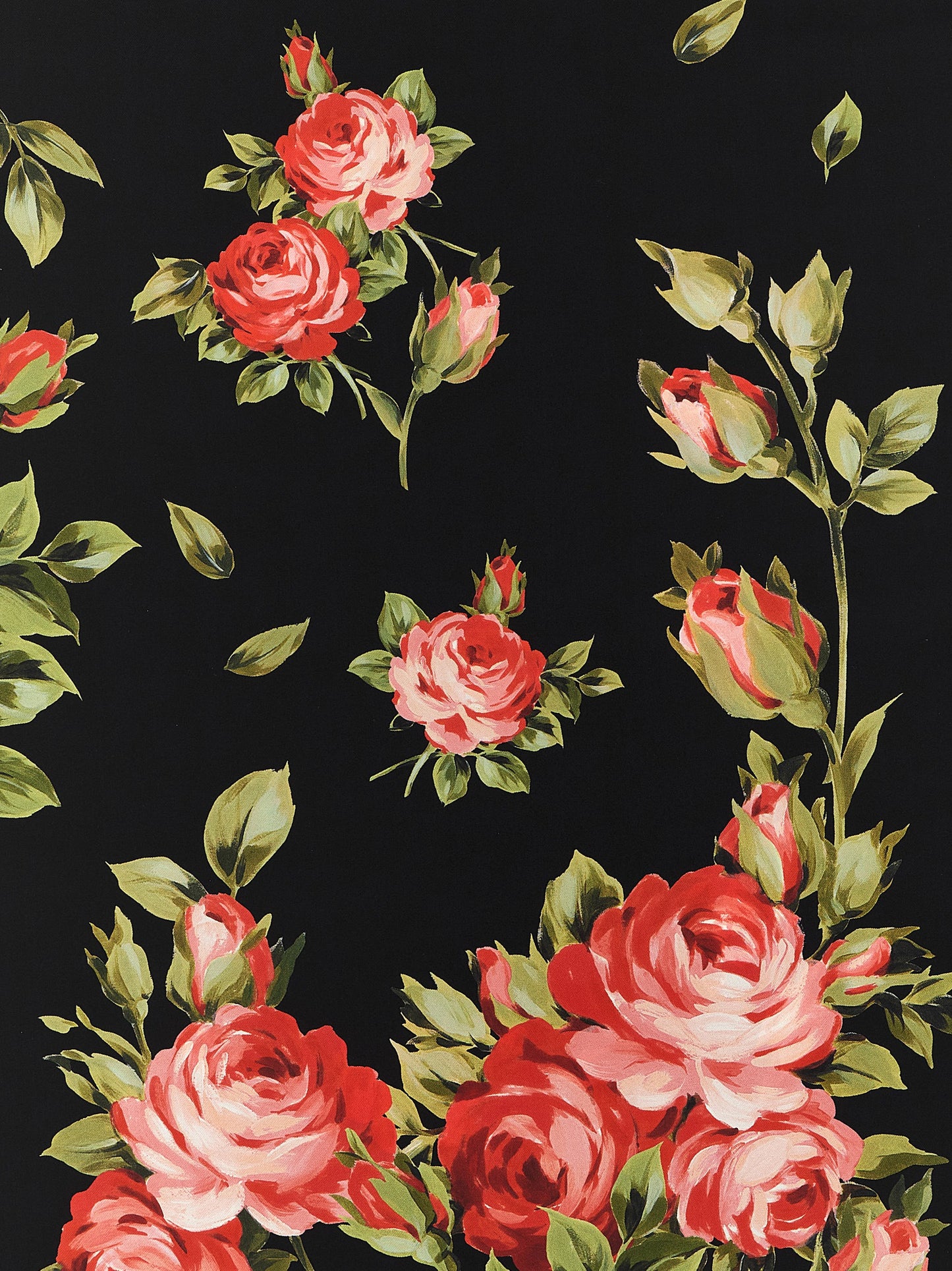 Scarf by Dolce & Gabbana for women in silk twill black, rose, floral & print presents a cosy silhouette, artfully capturing the sophisticated design and premium aesthetic of the Silk Twill Scarf.