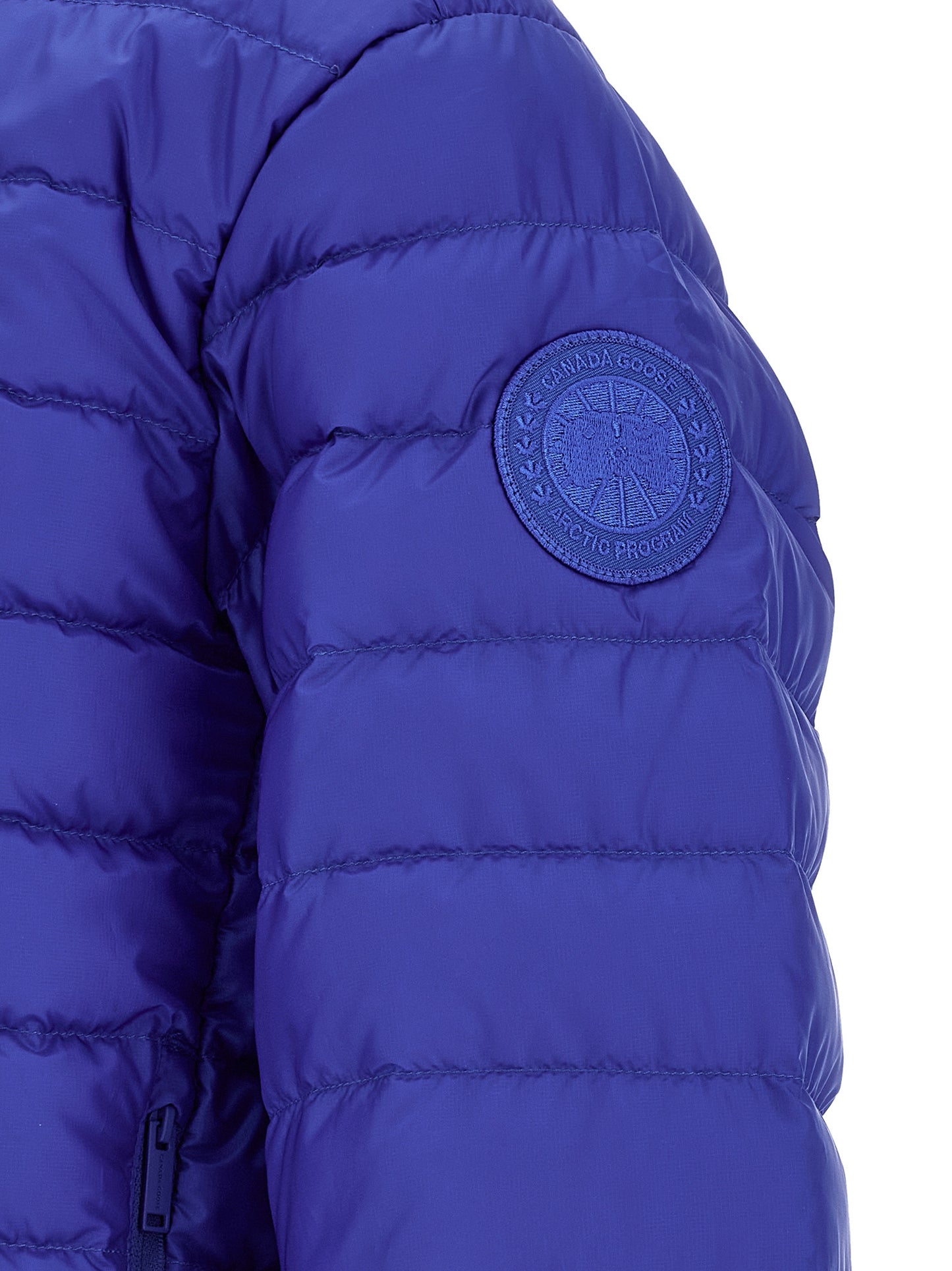 Canada Goose Men's Goose Down Plush Polyamide & Goose-Down Hooded Overcoat - Blue