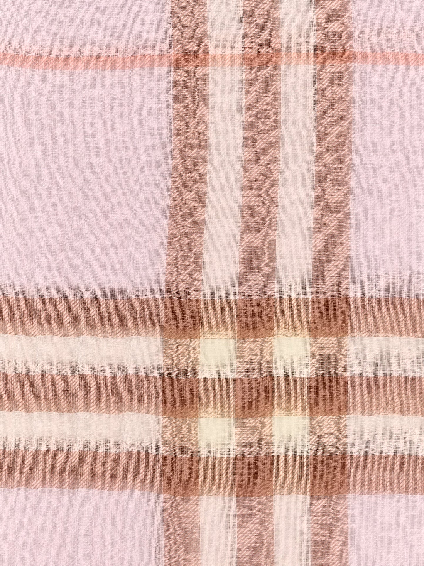 Burberry Wool Face Mask - Multicolor Pink