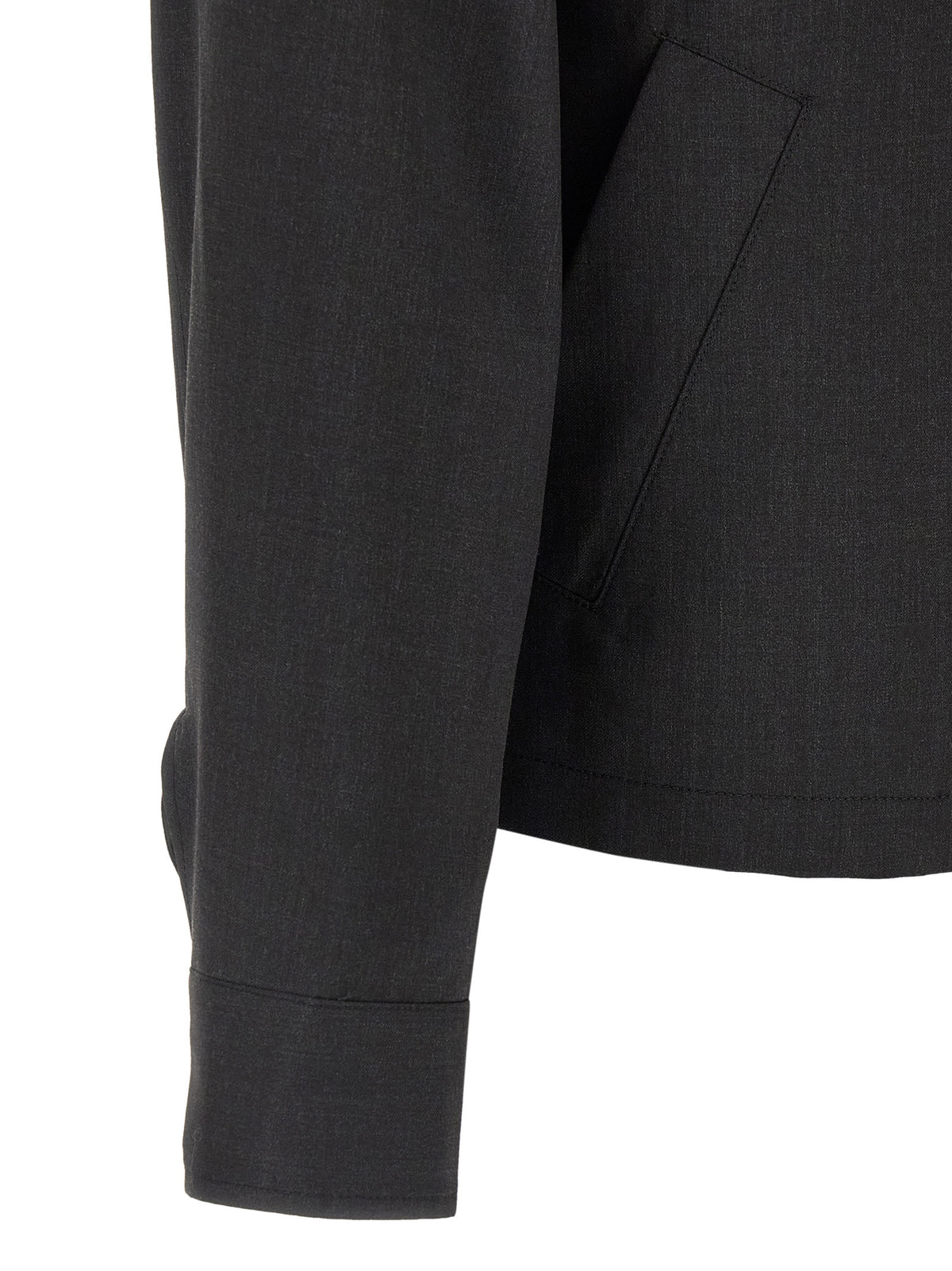 MFPEN Men's Lightweight Wool Overcoat - Gray
