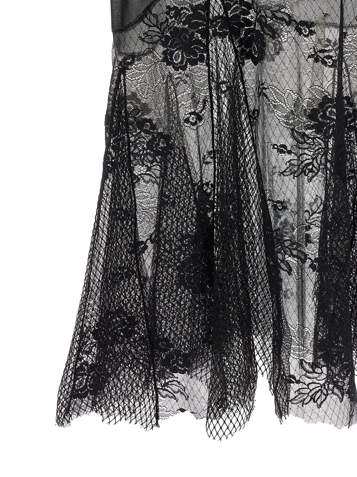 The Attico Women's Flared Polyamide Cotton Dress - Black
